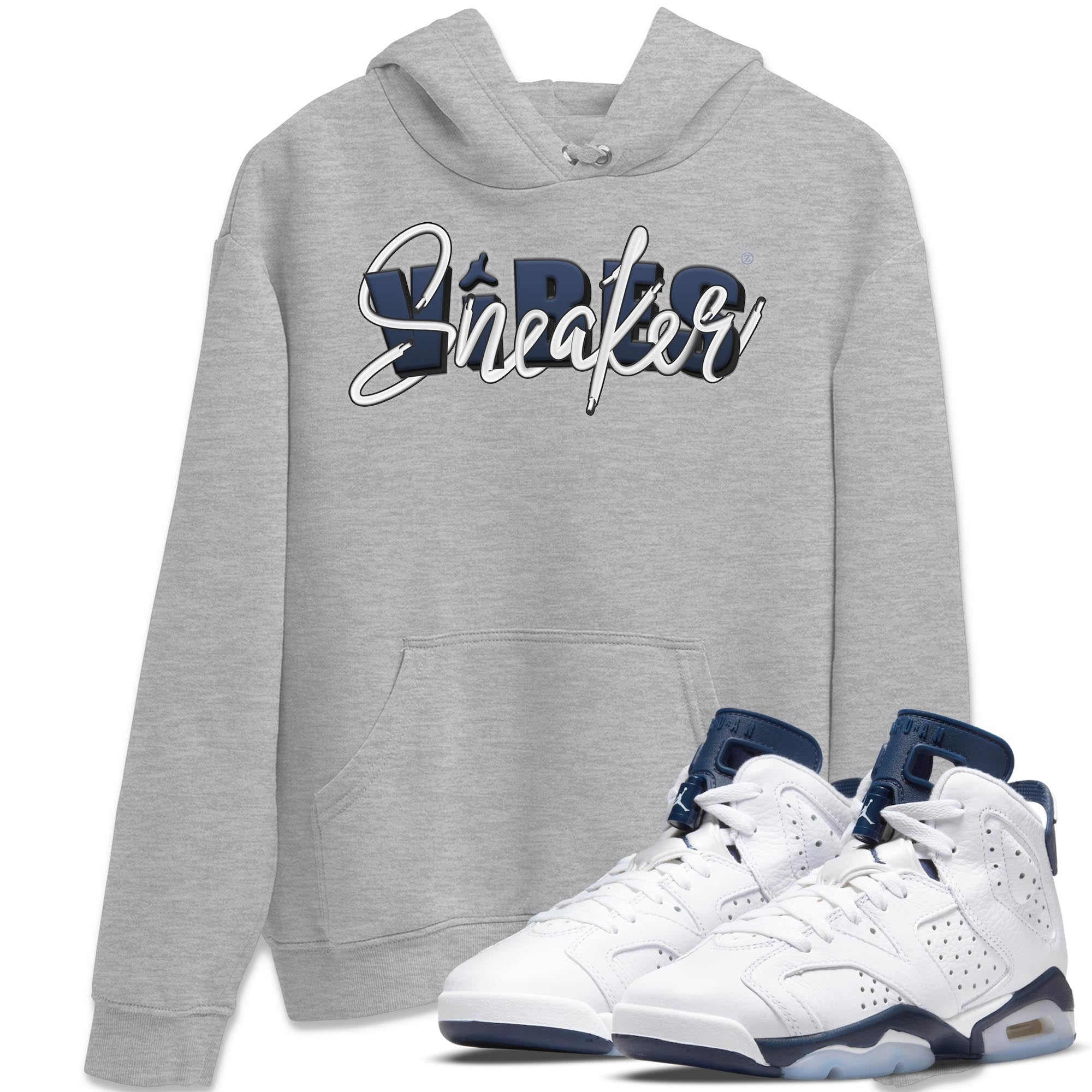 snkmatch Vibes Unisex Tops - Air Jordan 6 Midnight Navy