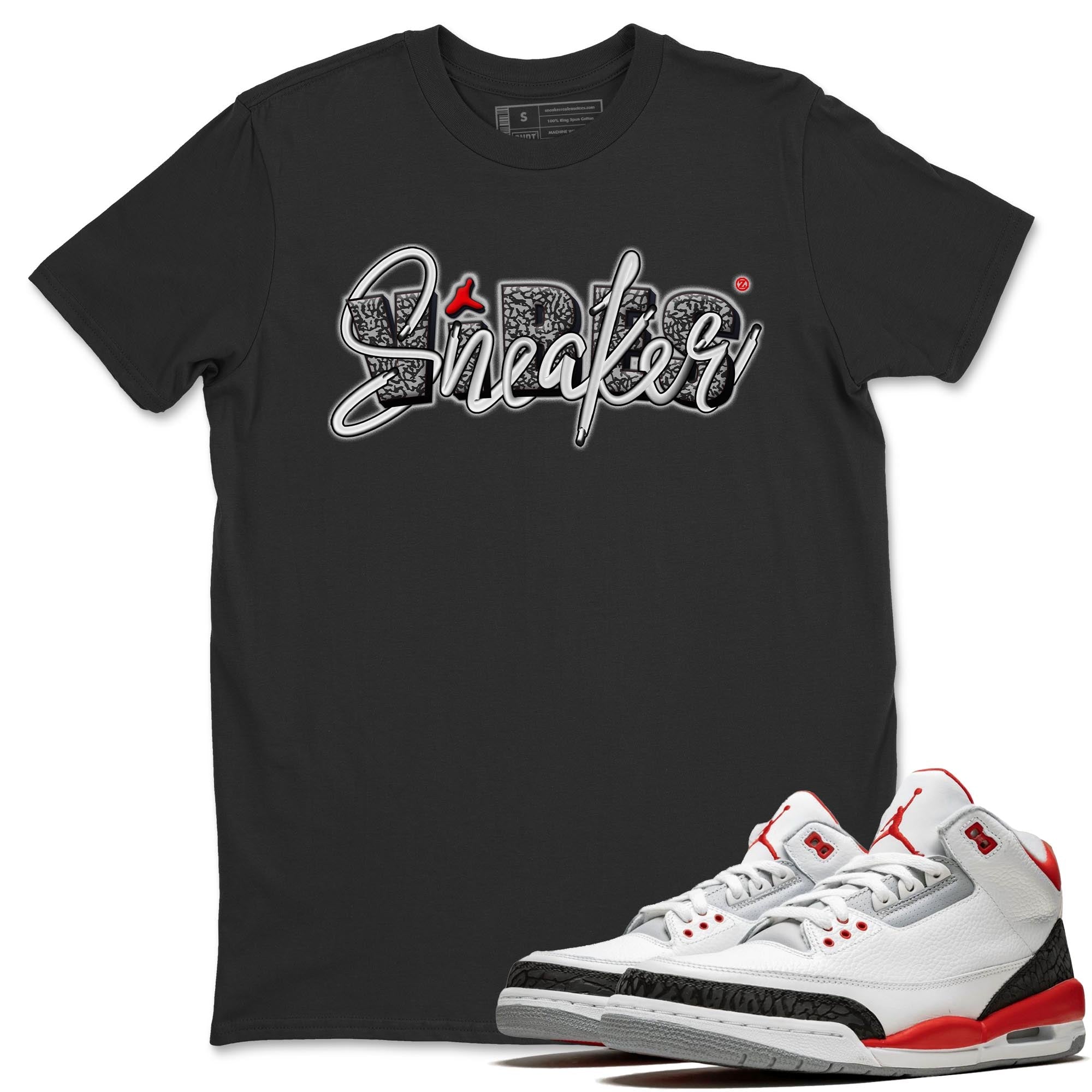snkmatch Vibes Unisex Tops - Air Jordan 3 Fire Red