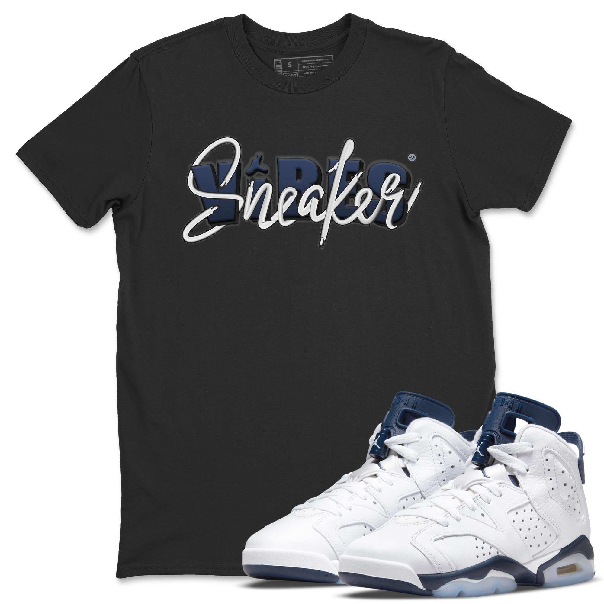snkmatch Vibes Unisex Tops - Air Jordan 6 Midnight Navy