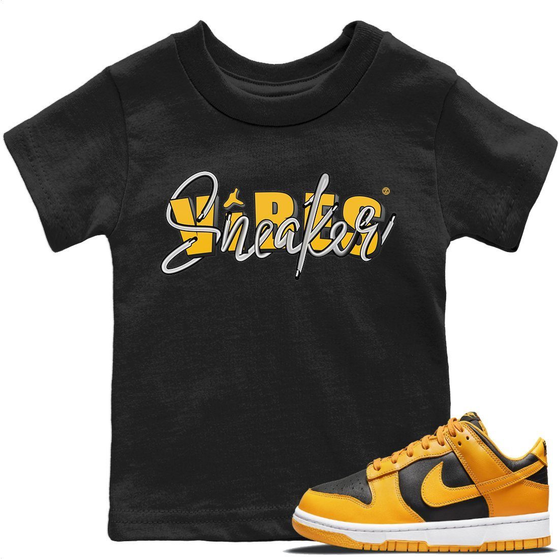 snkmatch Vibes Kids Tops - Dunk Championship Goldenrod
