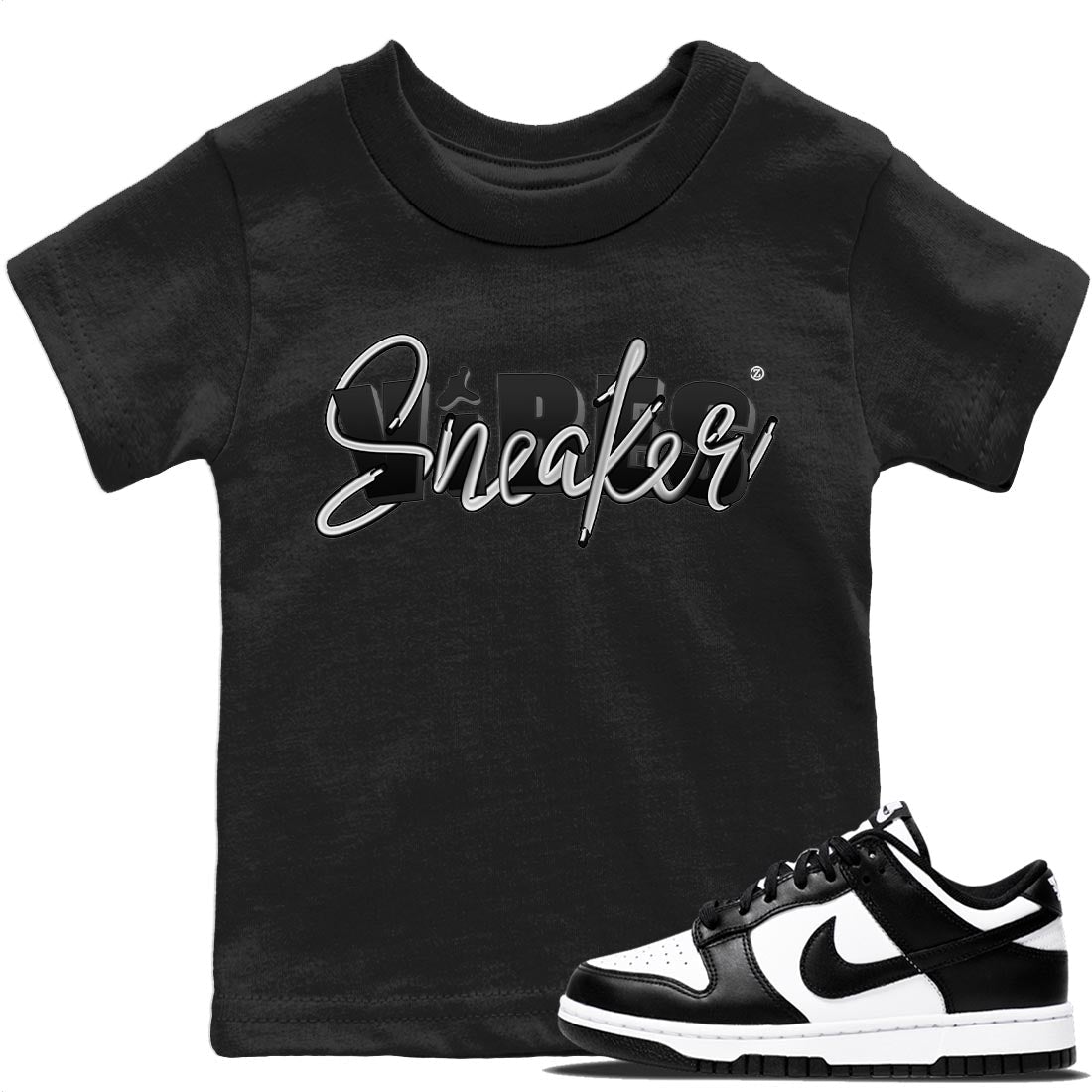 snkmatch Vibes Kids Tops - Dunk Panda