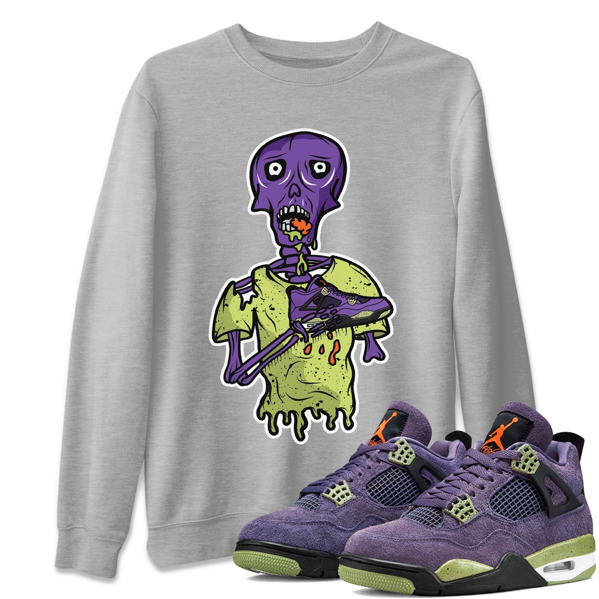 snkmatch Zombie Unisex Tops - Air Jordan 4 Canyon Purple