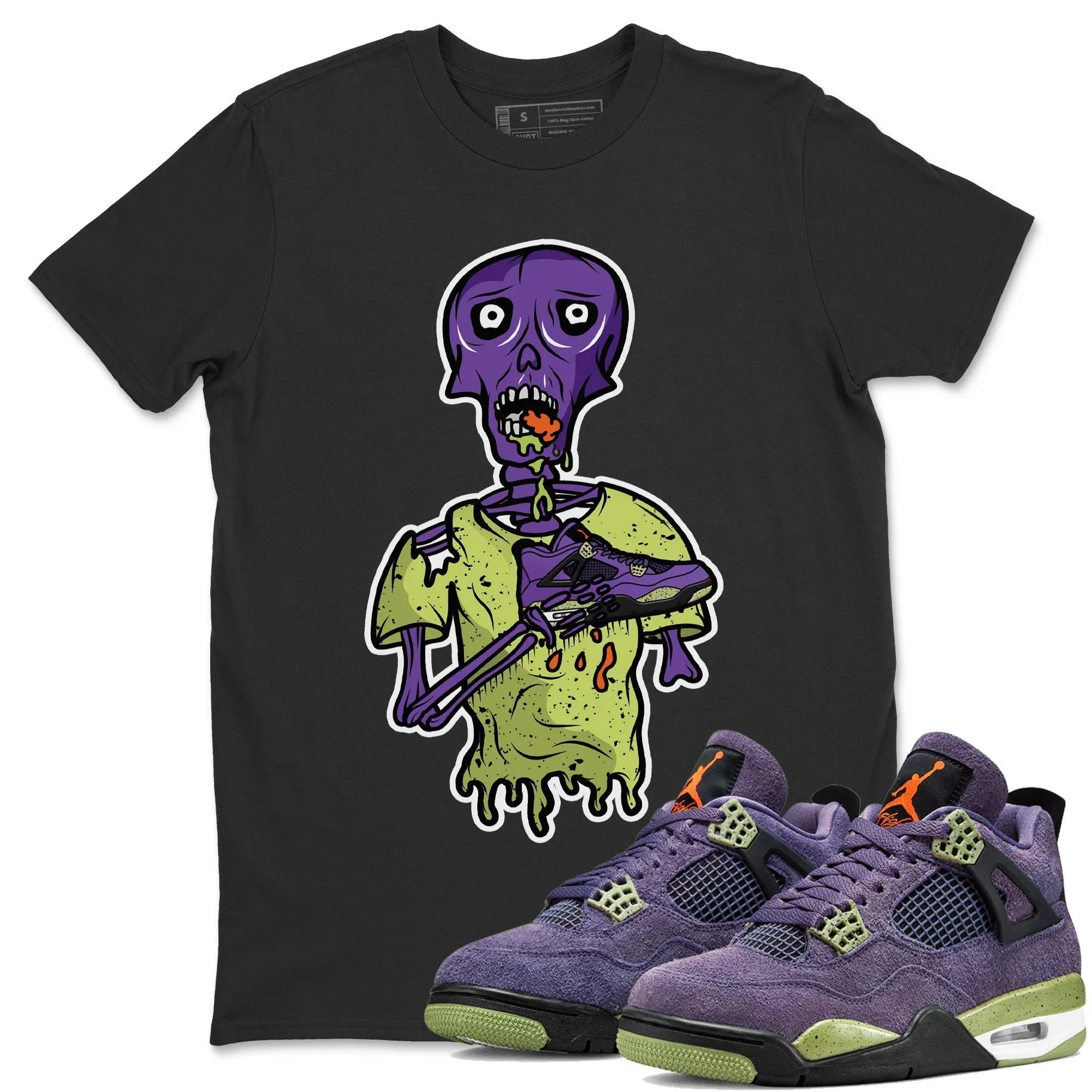 snkmatch Zombie Unisex Tops - Air Jordan 4 Canyon Purple