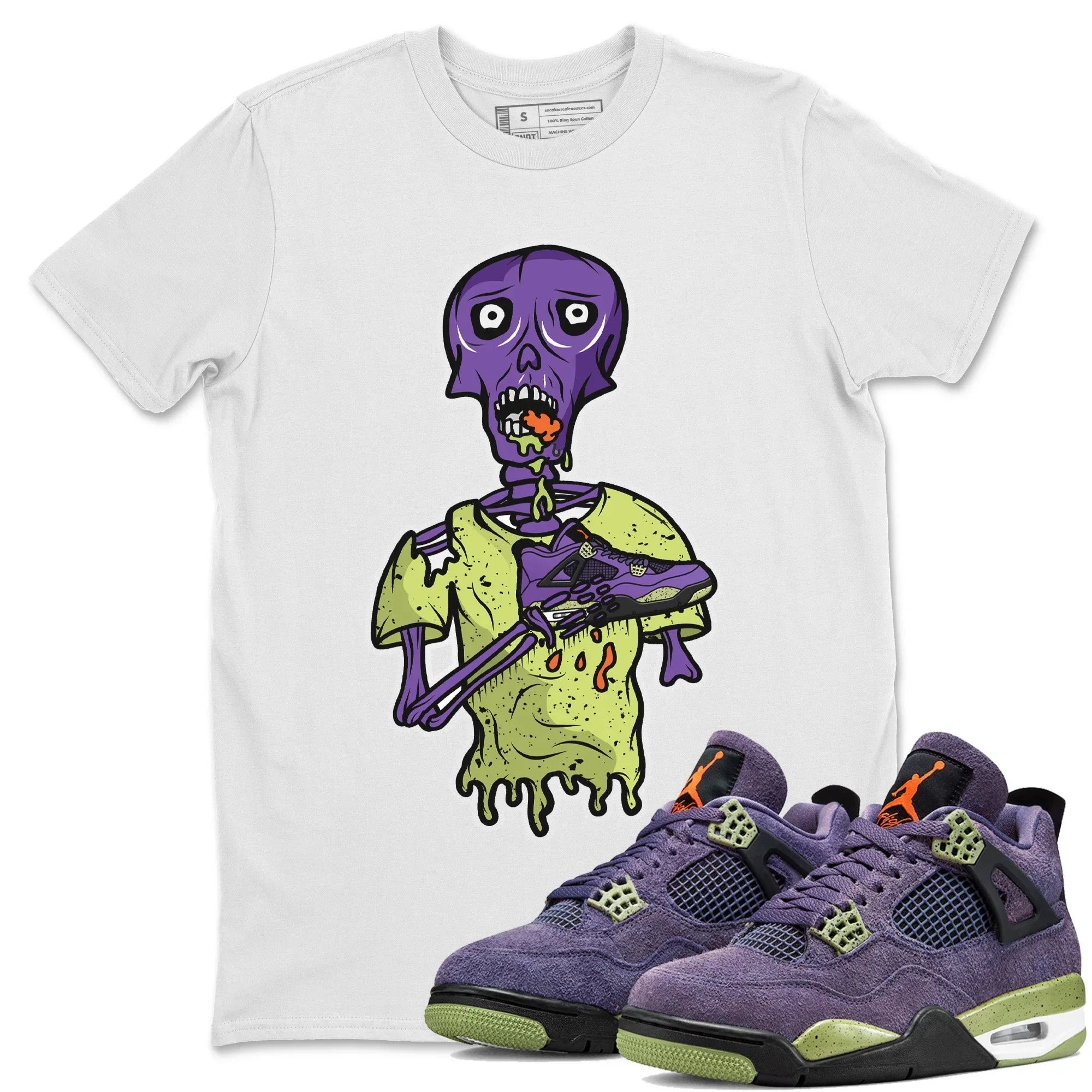snkmatch Zombie Unisex Tops - Air Jordan 4 Canyon Purple