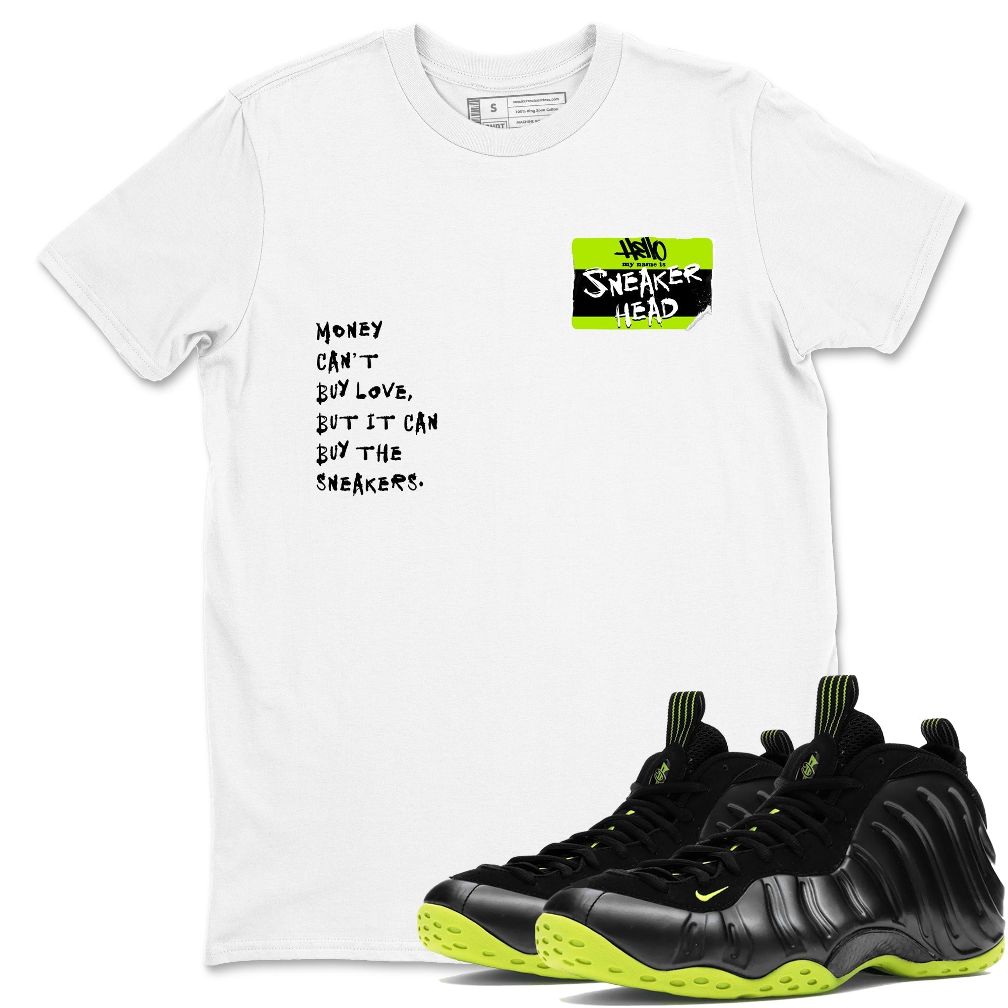 snkmatch Badge snkmatch Tees - Air Foamposite One Black Volt