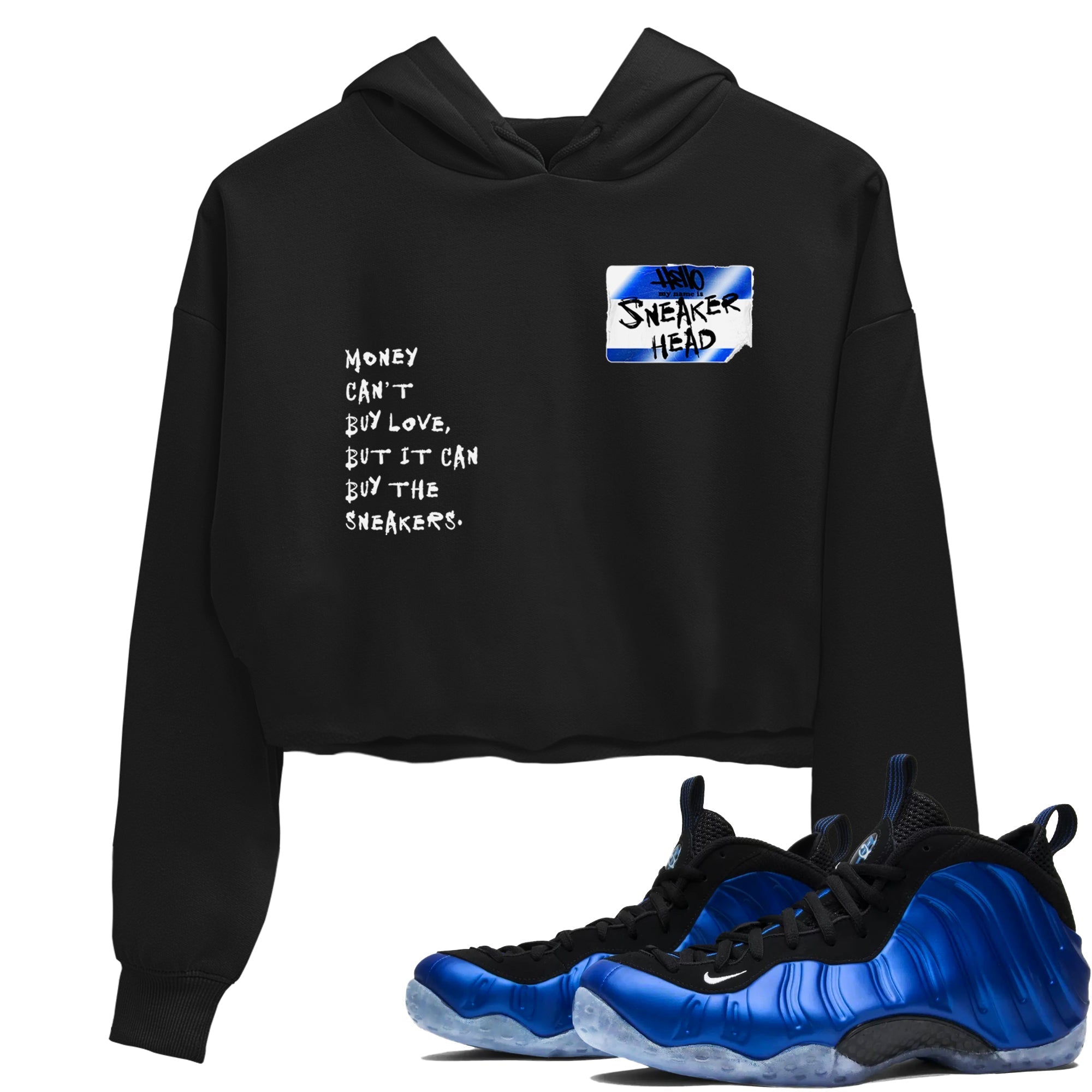 snkmatch Badge snkmatch Women's Top - Air Foamposite One Royal