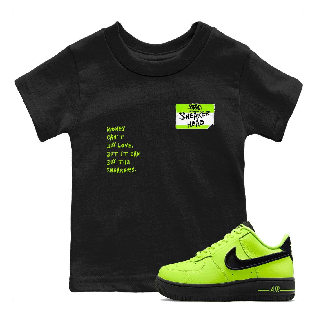 snkmatch Badge snkmatch Tees Kids - Air Force 1 Volt