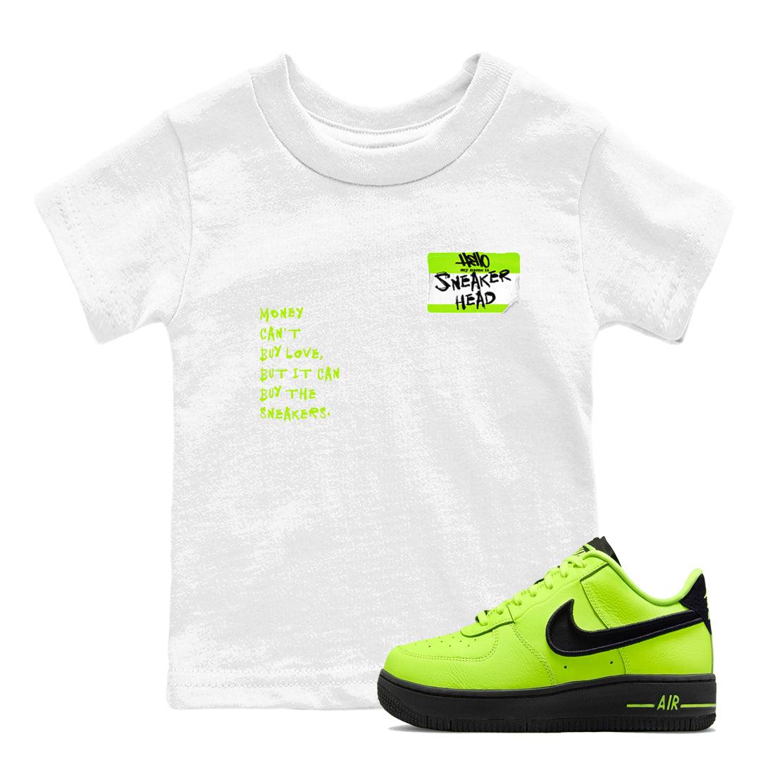 snkmatch Badge snkmatch Tees Kids - Air Force 1 Volt