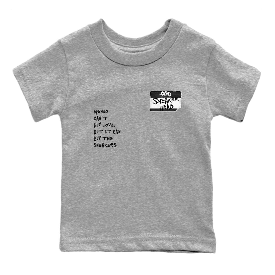 snkmatch Badge snkmatch Tees Kids - Air Jordan 1 Black White