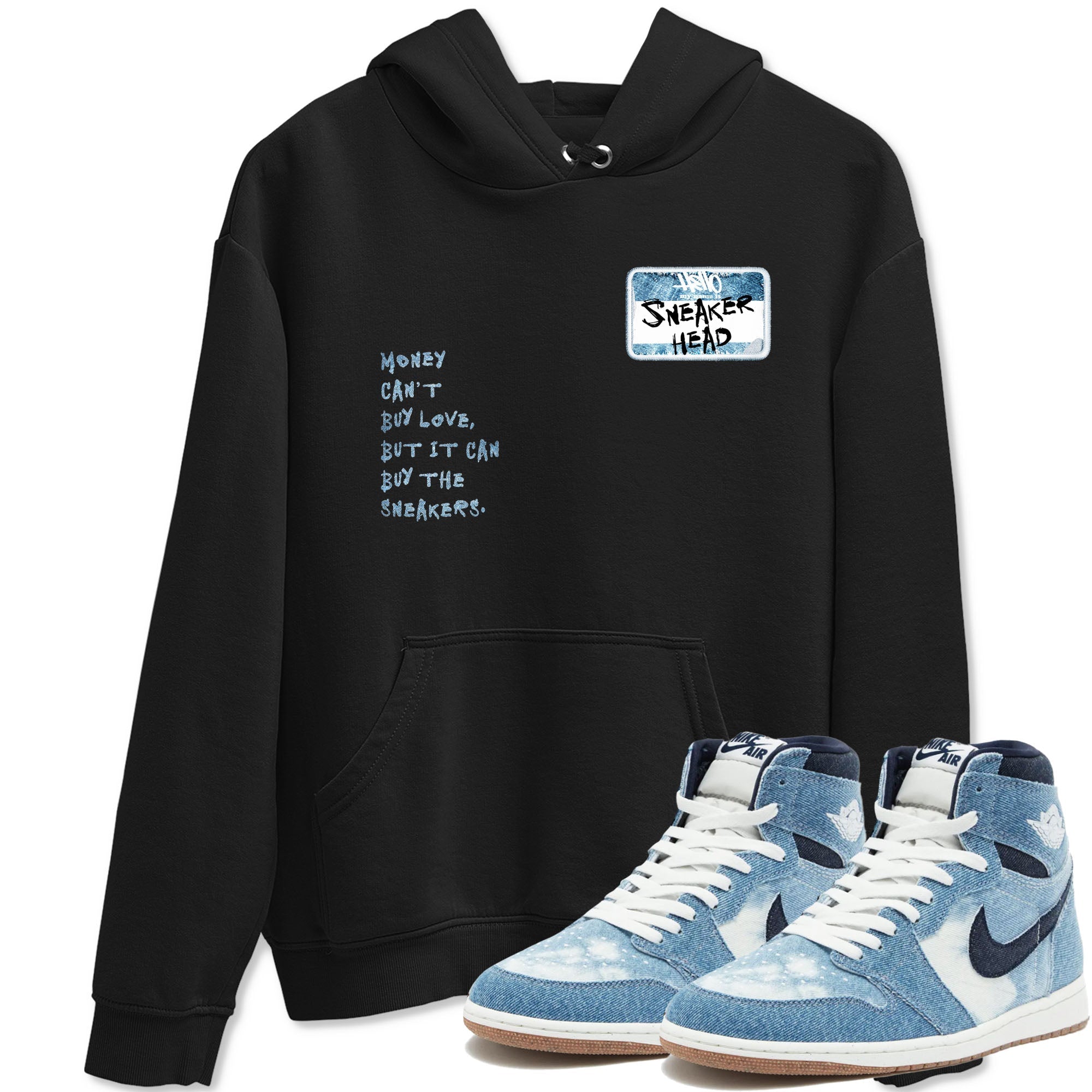snkmatch Badge snkmatch Tees - Air Jordan 1 Denim 2024
