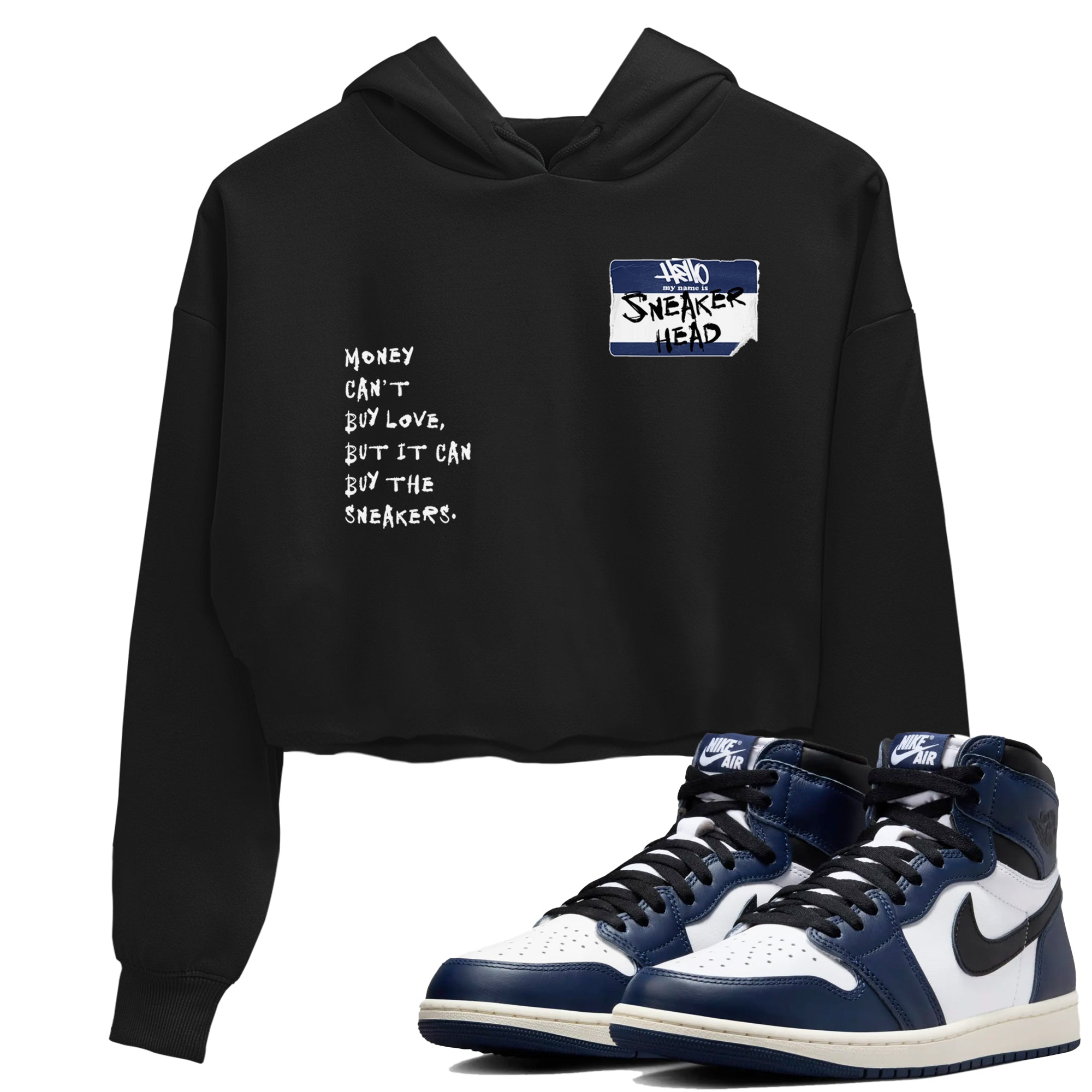 snkmatch Badge snkmatch Women's Top - Air Jordan 1 Midnight Navy