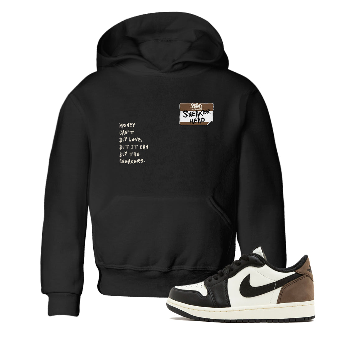 snkmatch Badge snkmatch Tees Kids - Air Jordan 1 Mocha