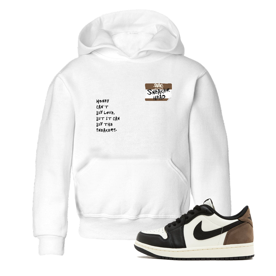 snkmatch Badge snkmatch Tees Kids - Air Jordan 1 Mocha