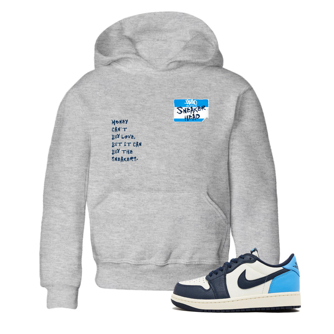 snkmatch Badge snkmatch Tees Kids - Air Jordan 1 Obsidian