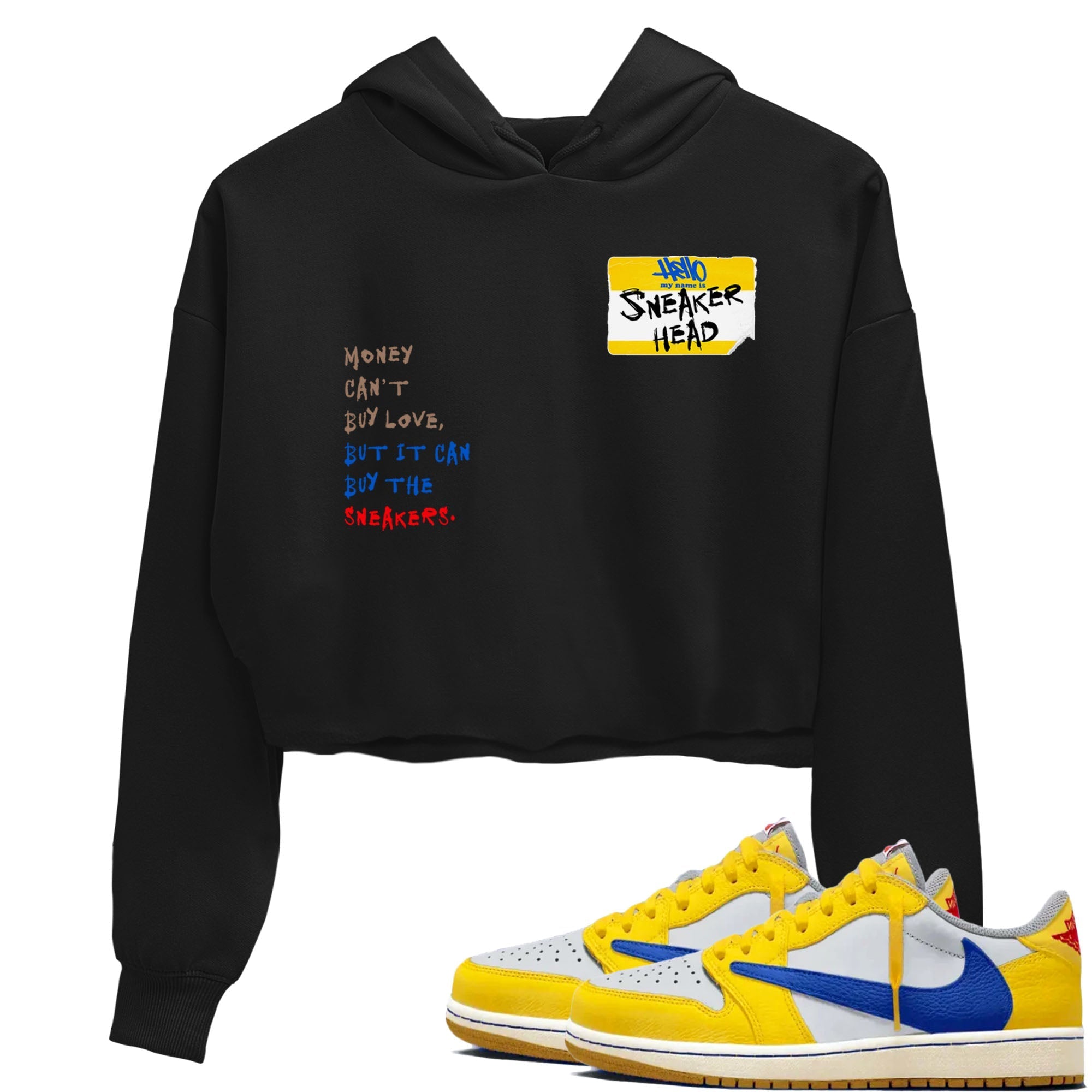 snkmatch Badge snkmatch Women's Top - Air Jordan 1 Travis Scott Canary