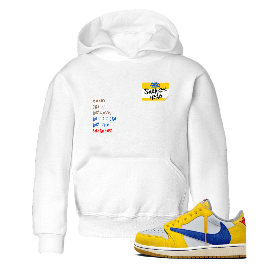 snkmatch Badge snkmatch Tees Kids - Air Jordan 1 Travis Scott Canary