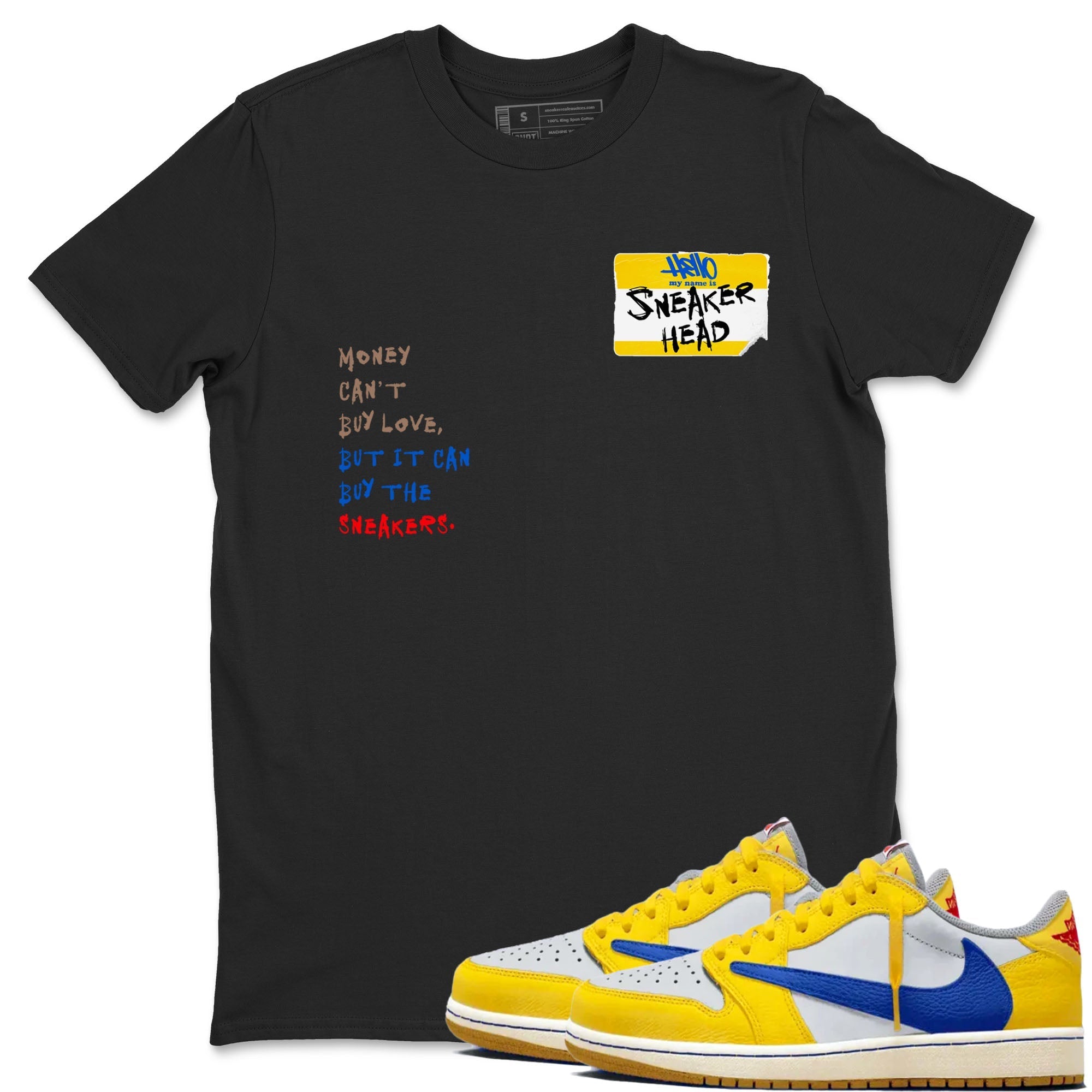 snkmatch Badge snkmatch Tees - Air Jordan 1 Travis Scott Canary
