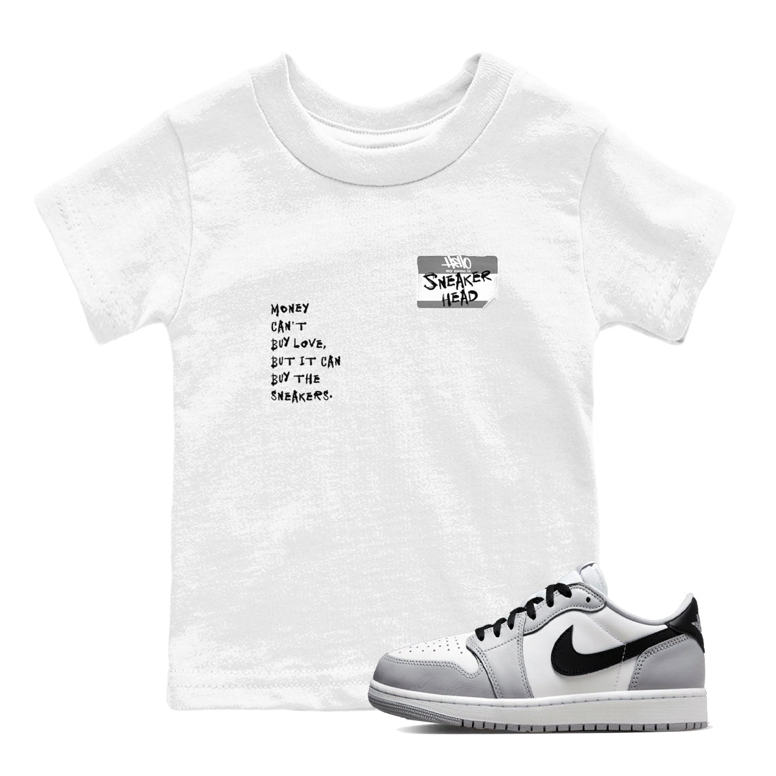 snkmatch Badge snkmatch Tees Kids - Air Jordan 1 Wolf Grey