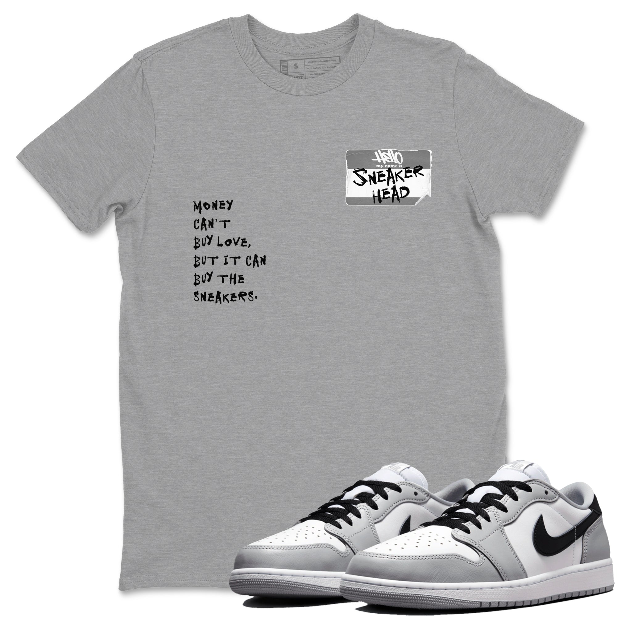 snkmatch Badge snkmatch Tees - Air Jordan 1 Wolf Grey