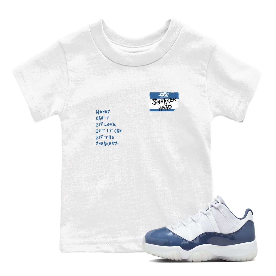 snkmatch Badge snkmatch Tees Kids - Air Jordan 11 Diffused Blue