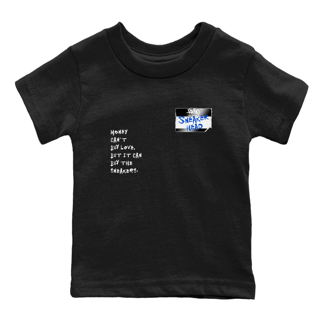snkmatch Badge snkmatch Tees Kids - Air Jordan 11 Black and Varsity Royal