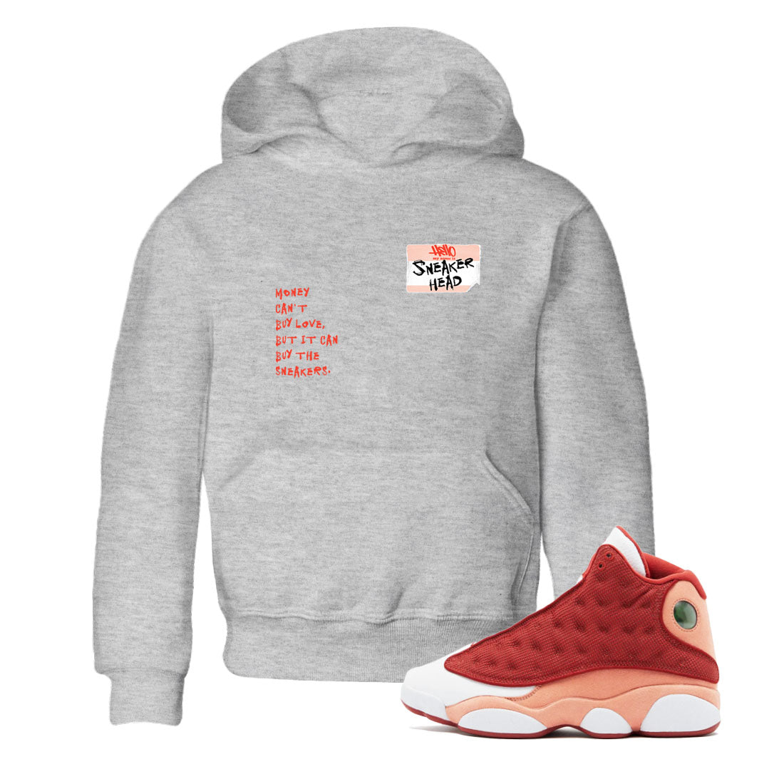 snkmatch Badge snkmatch Tees Kids - Air Jordan 13 Dune Red