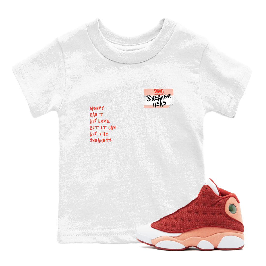 snkmatch Badge snkmatch Tees Kids - Air Jordan 13 Dune Red