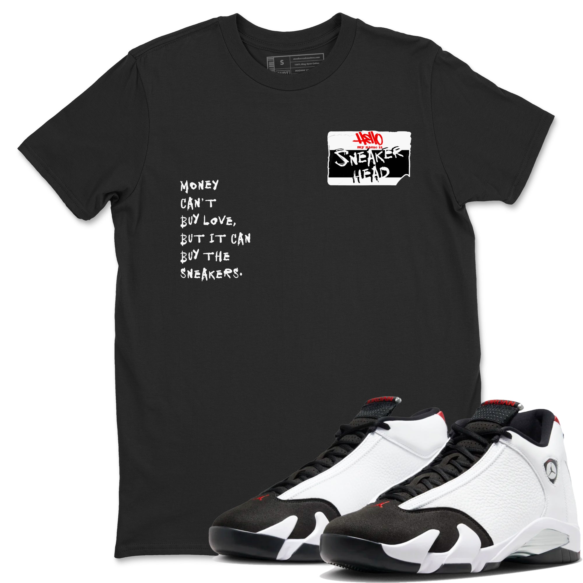 snkmatch Badge snkmatch Tees - Air Jordan 14 Black Toe