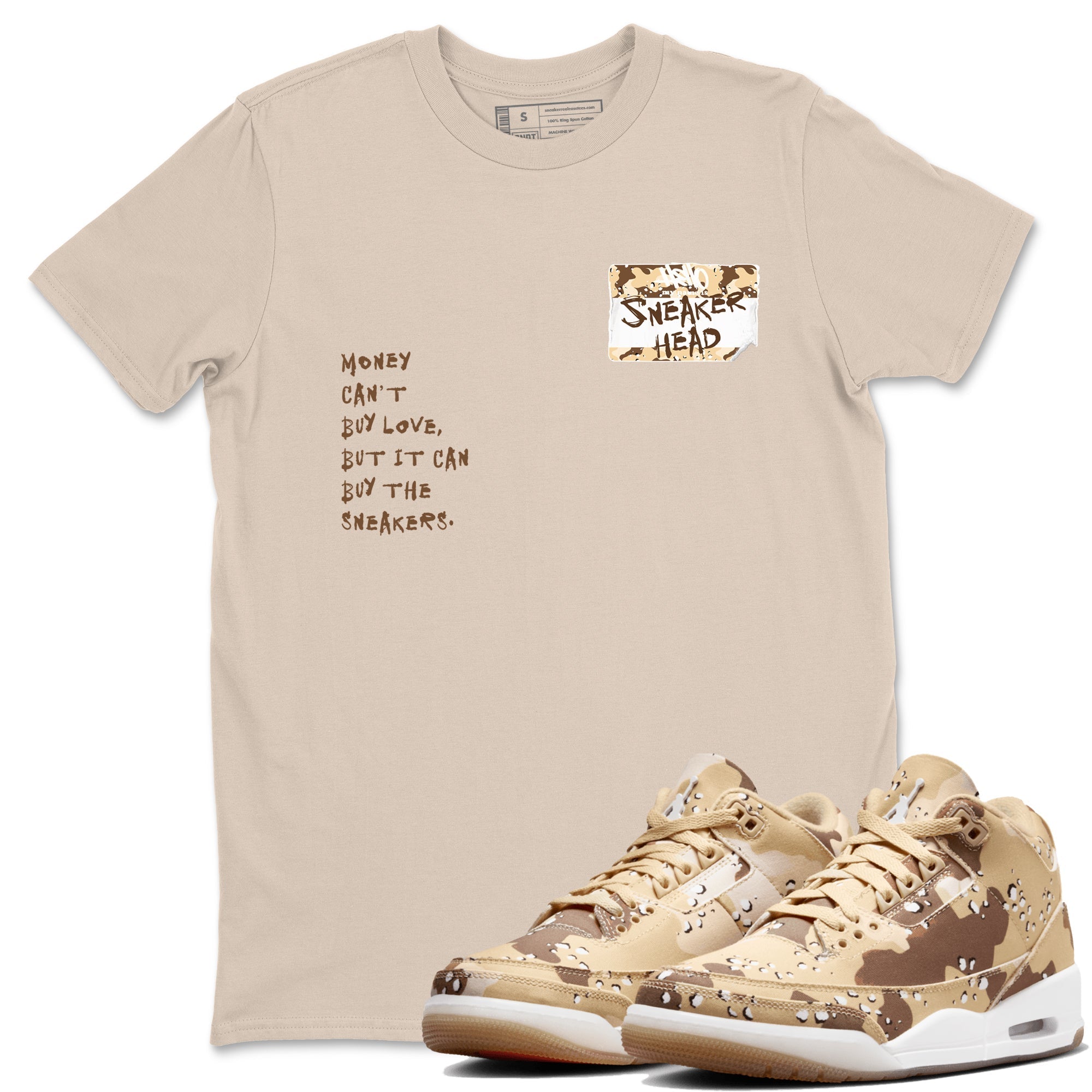 snkmatch Badge snkmatch Tees - Air Jordan 3 Desert Camo