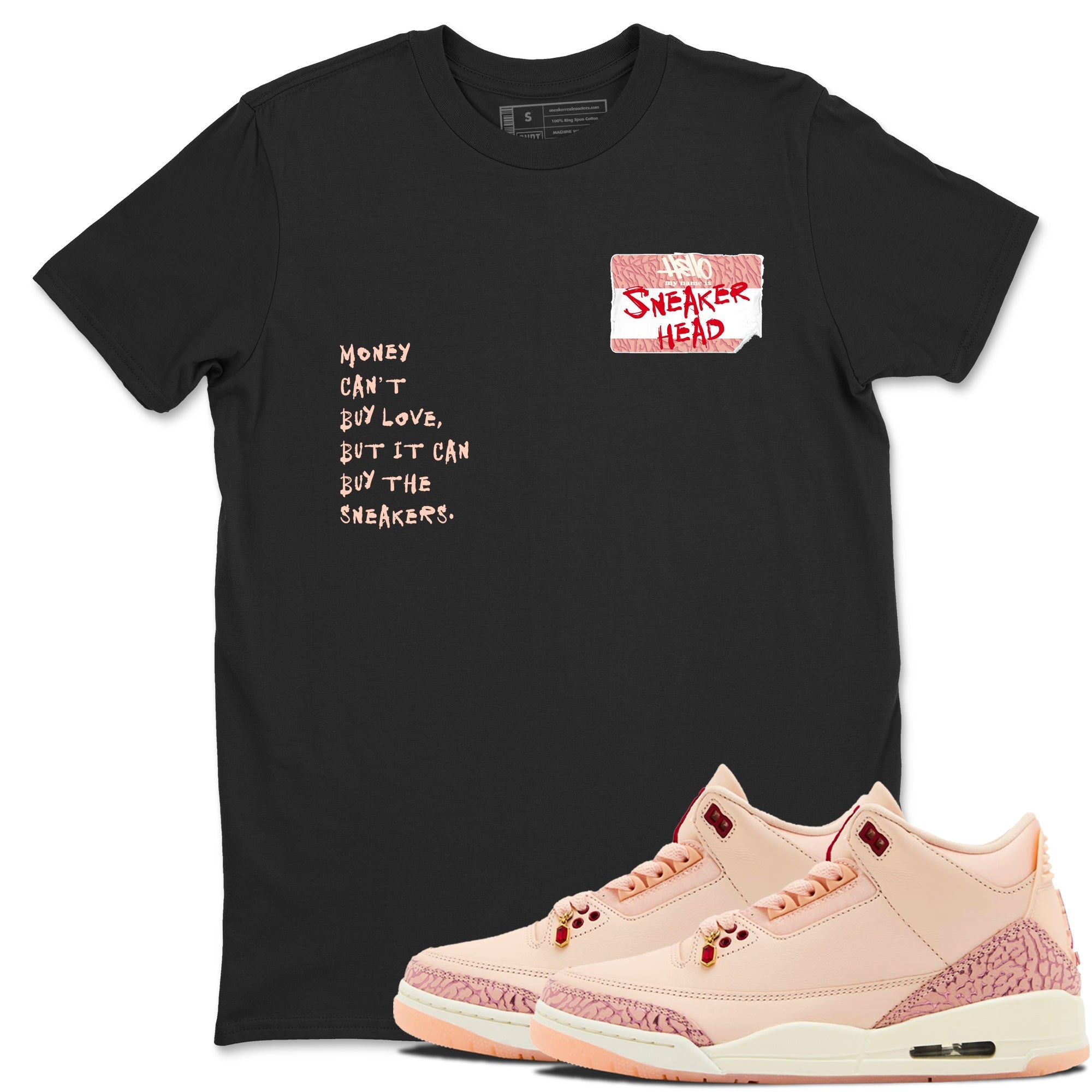 snkmatch Badge snkmatch Tees - Air Jordan 3 Valentines Day
