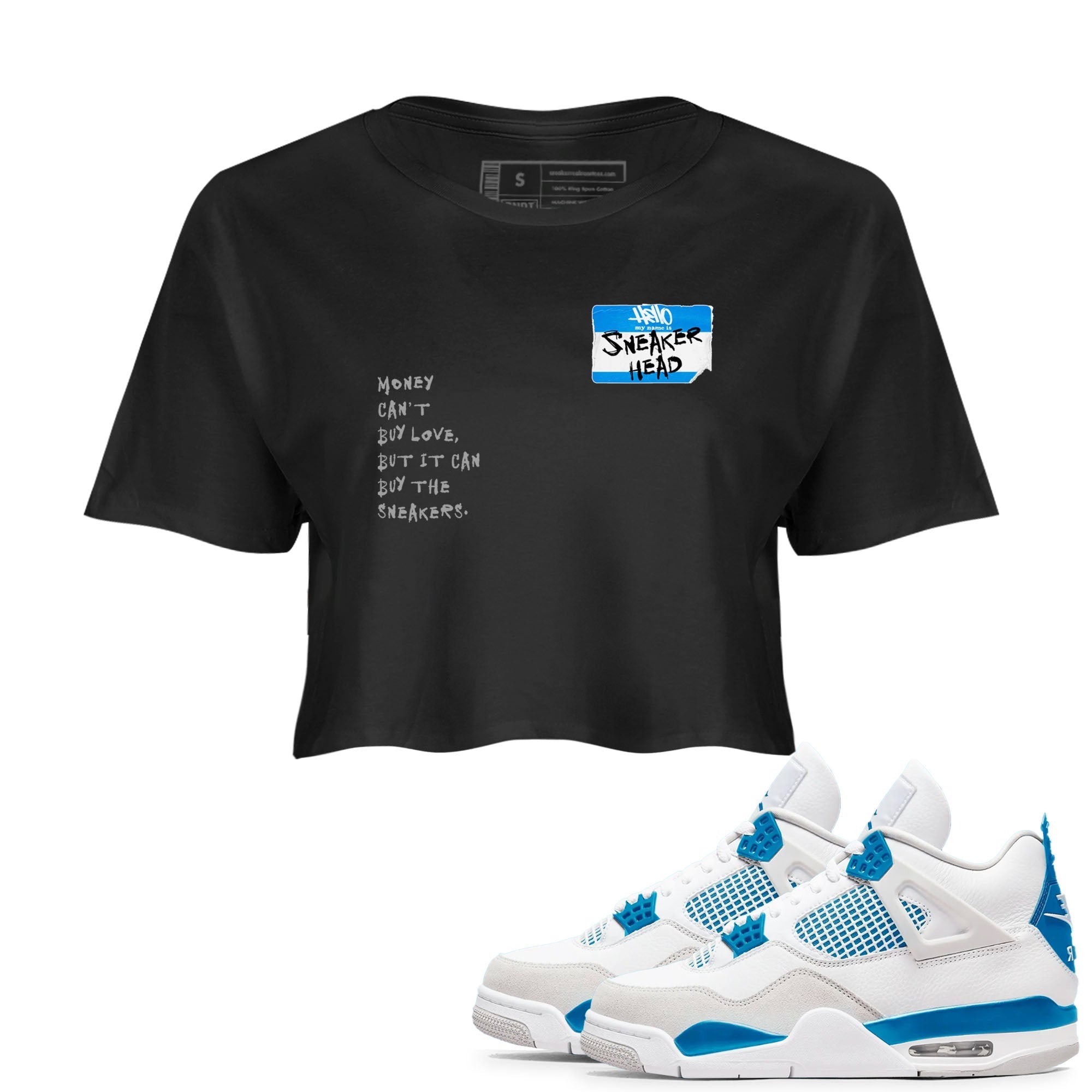 snkmatch Badge snkmatch Women's Top - Air Jordan 4 Military Blue