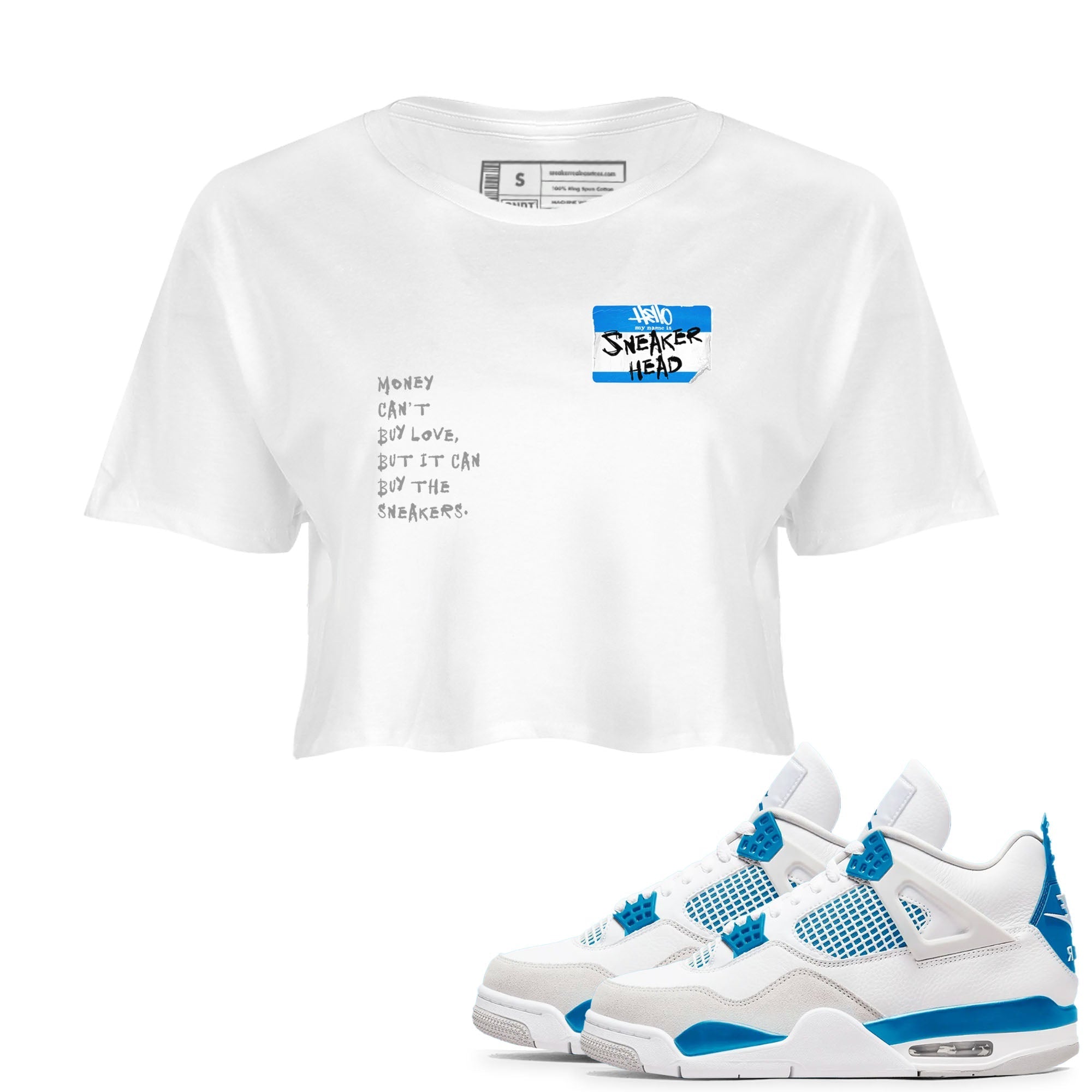 snkmatch Badge snkmatch Women's Top - Air Jordan 4 Military Blue