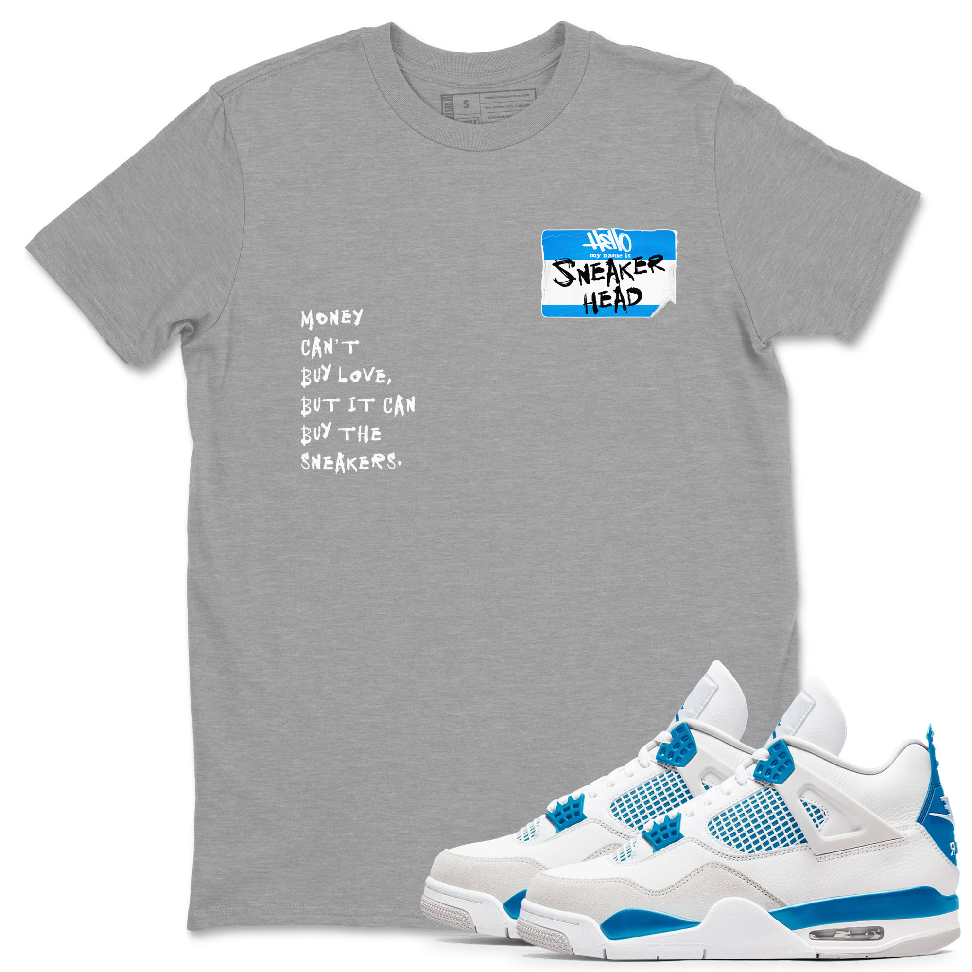 snkmatch Badge snkmatch Tees - Air Jordan 4 Military Blue