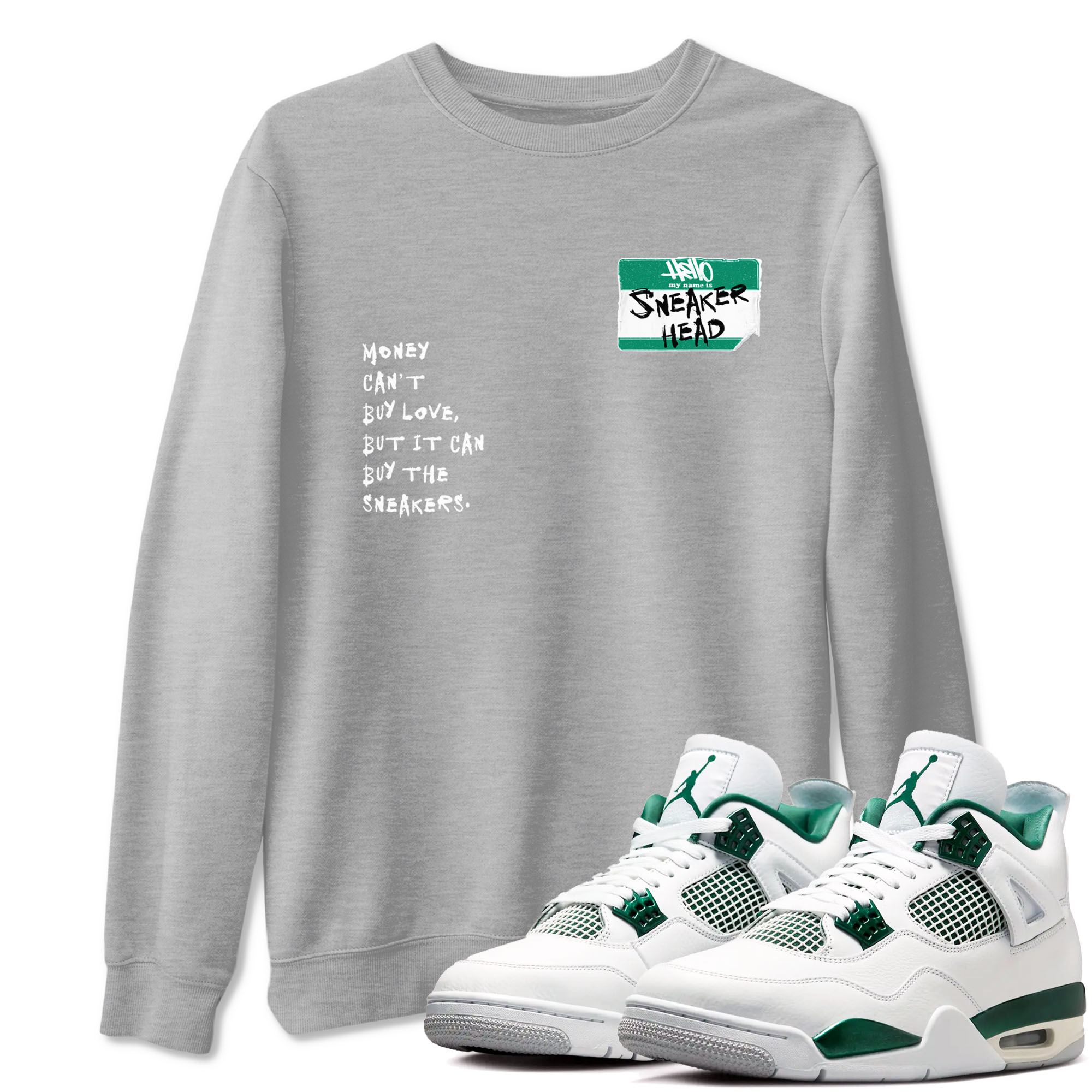 snkmatch Badge snkmatch Tees - Air Jordan 4 Oxidized Green