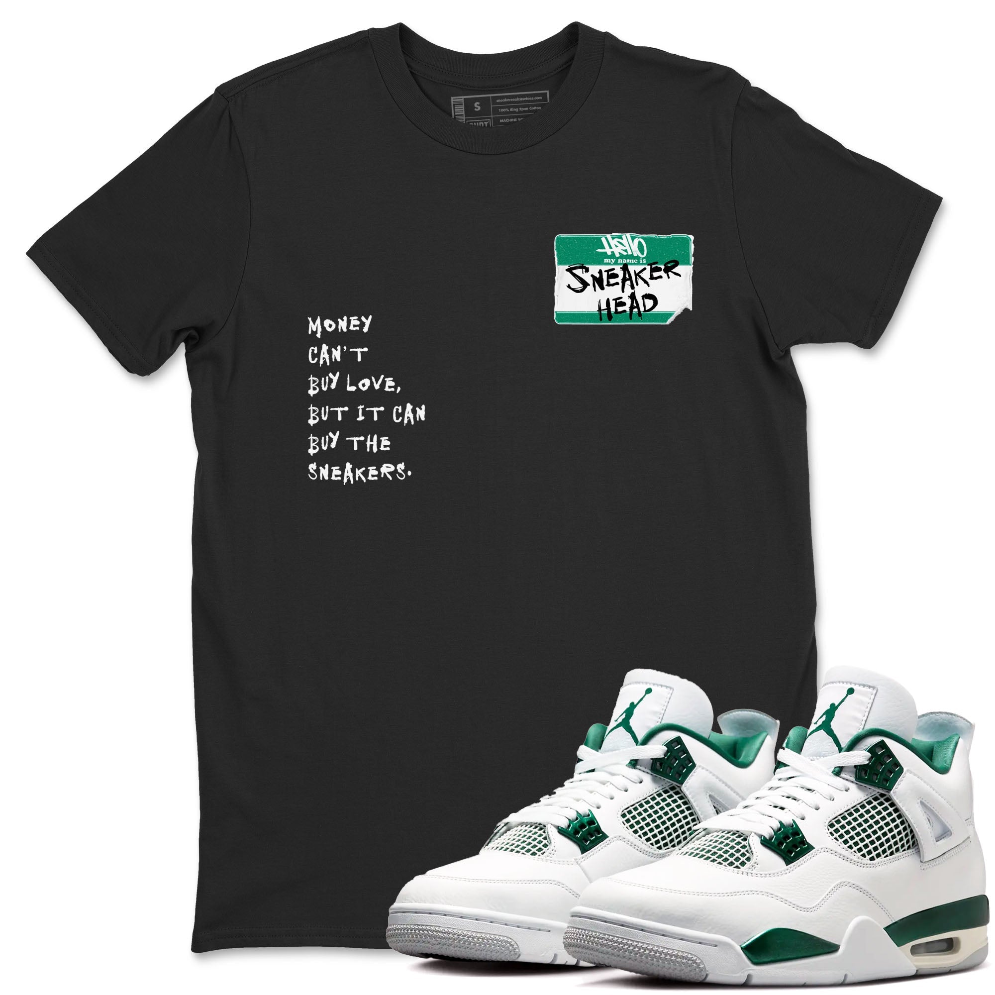 snkmatch Badge snkmatch Tees - Air Jordan 4 Oxidized Green