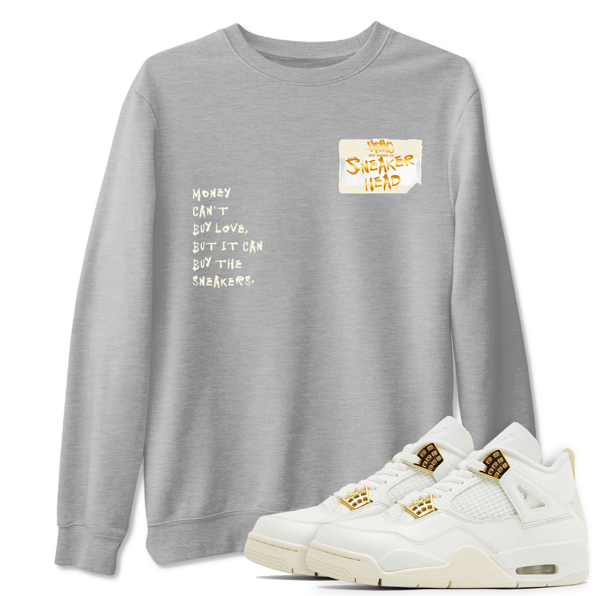 snkmatch Badge snkmatch Tees - Air Jordan 4 Sail 2024