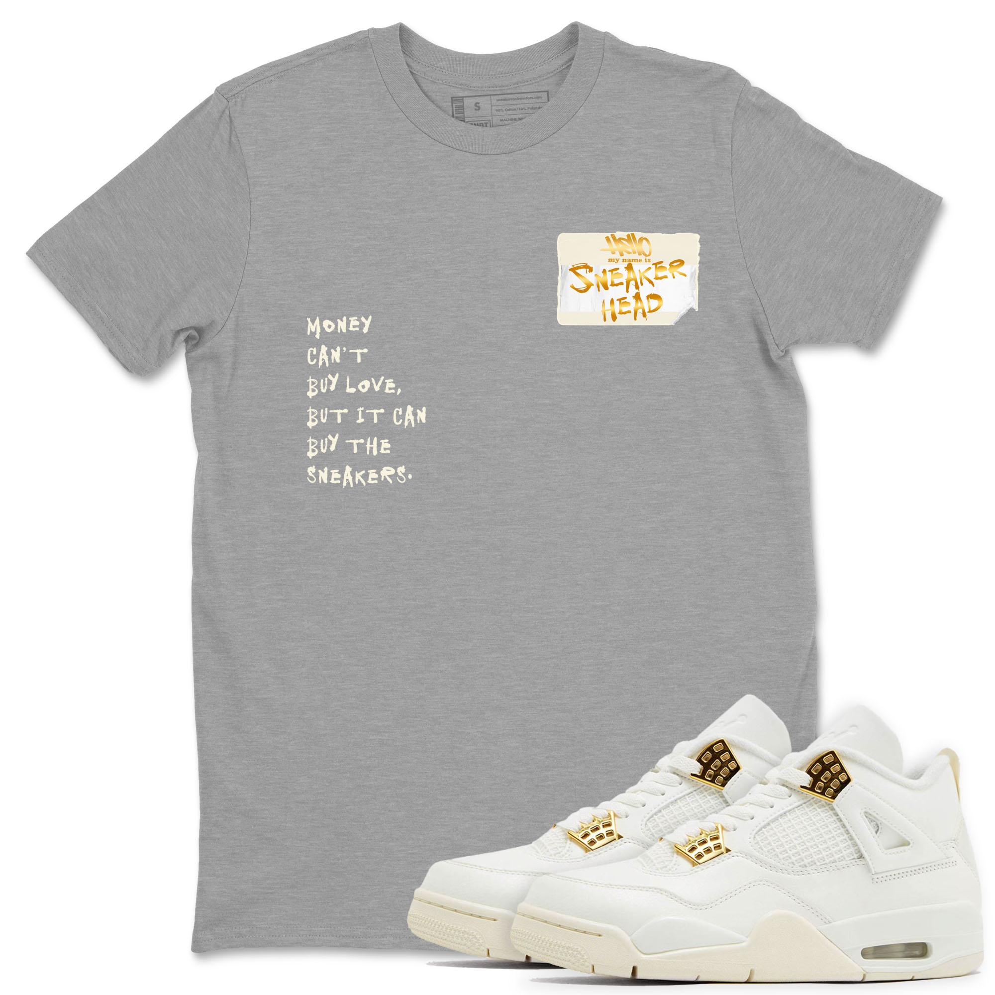 snkmatch Badge snkmatch Tees - Air Jordan 4 Sail 2024