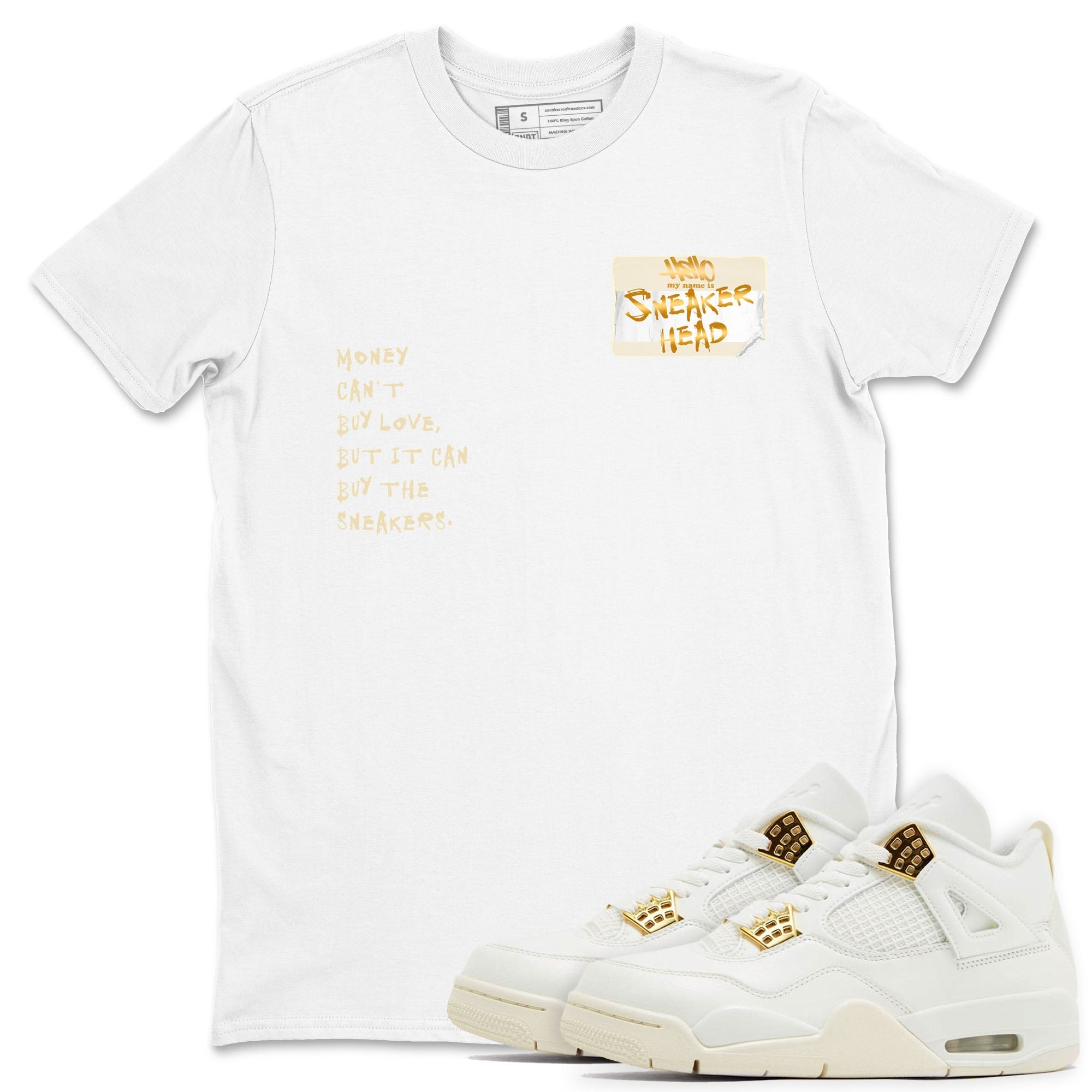 snkmatch Badge snkmatch Tees - Air Jordan 4 Sail 2024