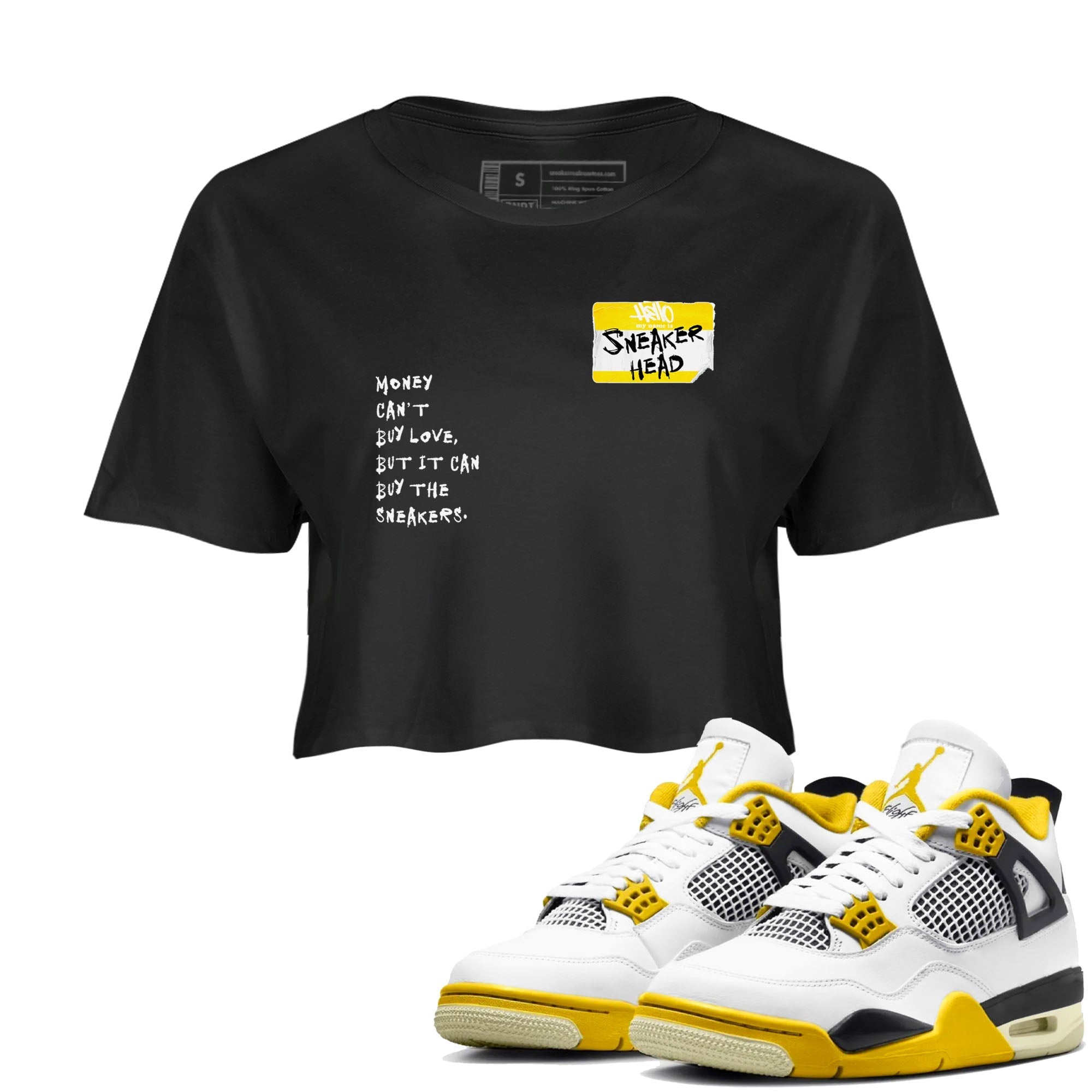 snkmatch Badge snkmatch Women's Top - Air Jordan 4 Vivid Sulfur