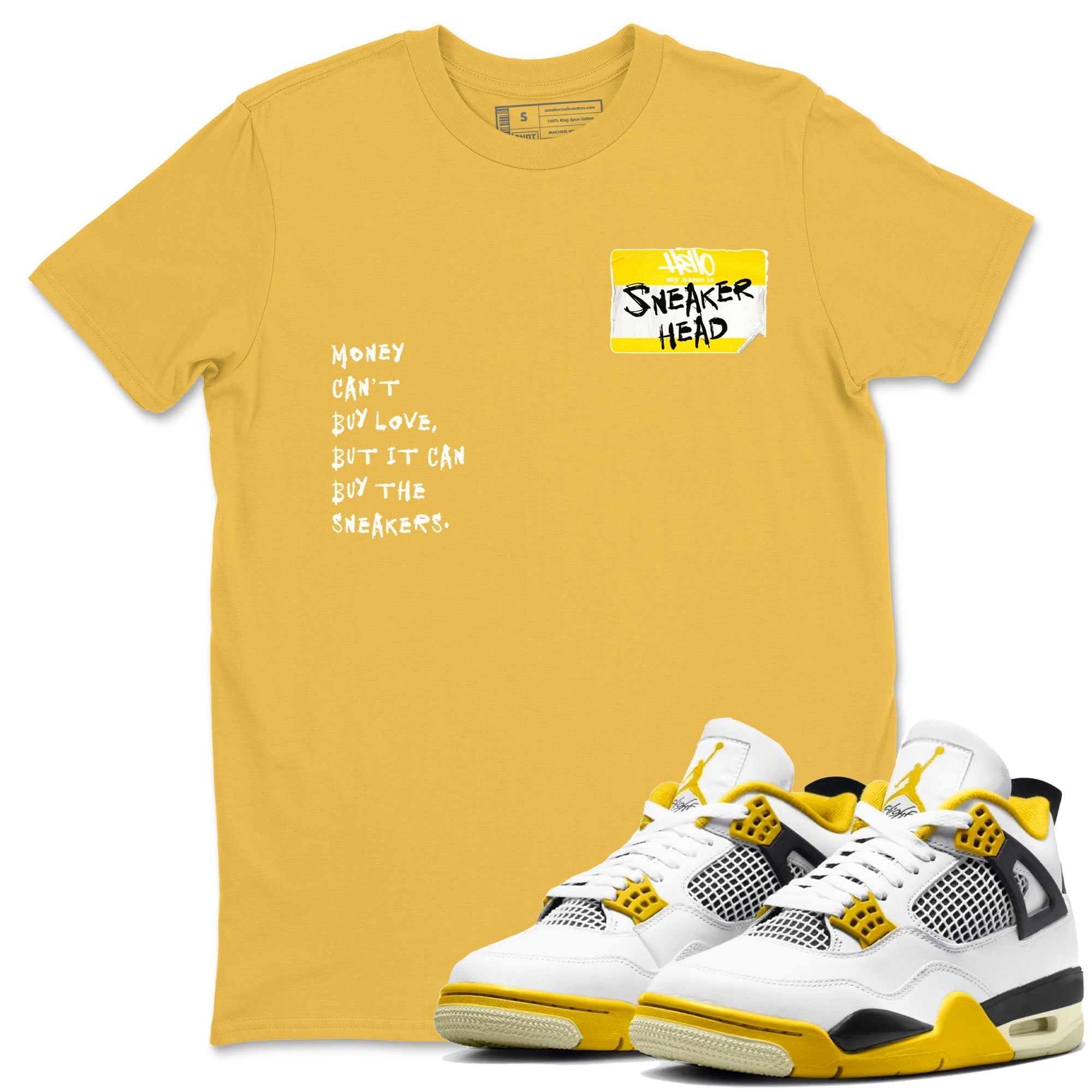 snkmatch Badge snkmatch Tees - Air Jordan 4 Vivid Sulfur