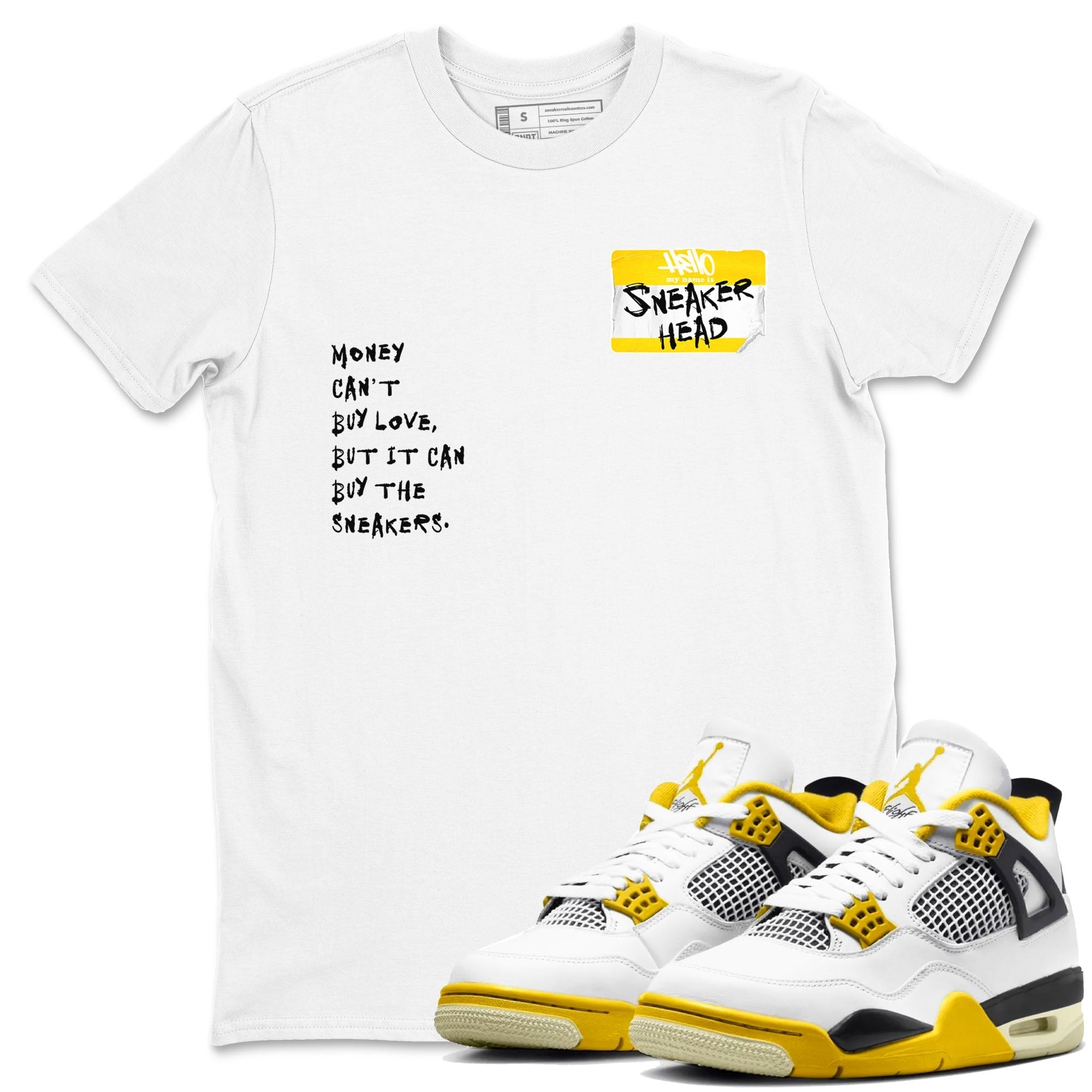 snkmatch Badge snkmatch Tees - Air Jordan 4 Vivid Sulfur