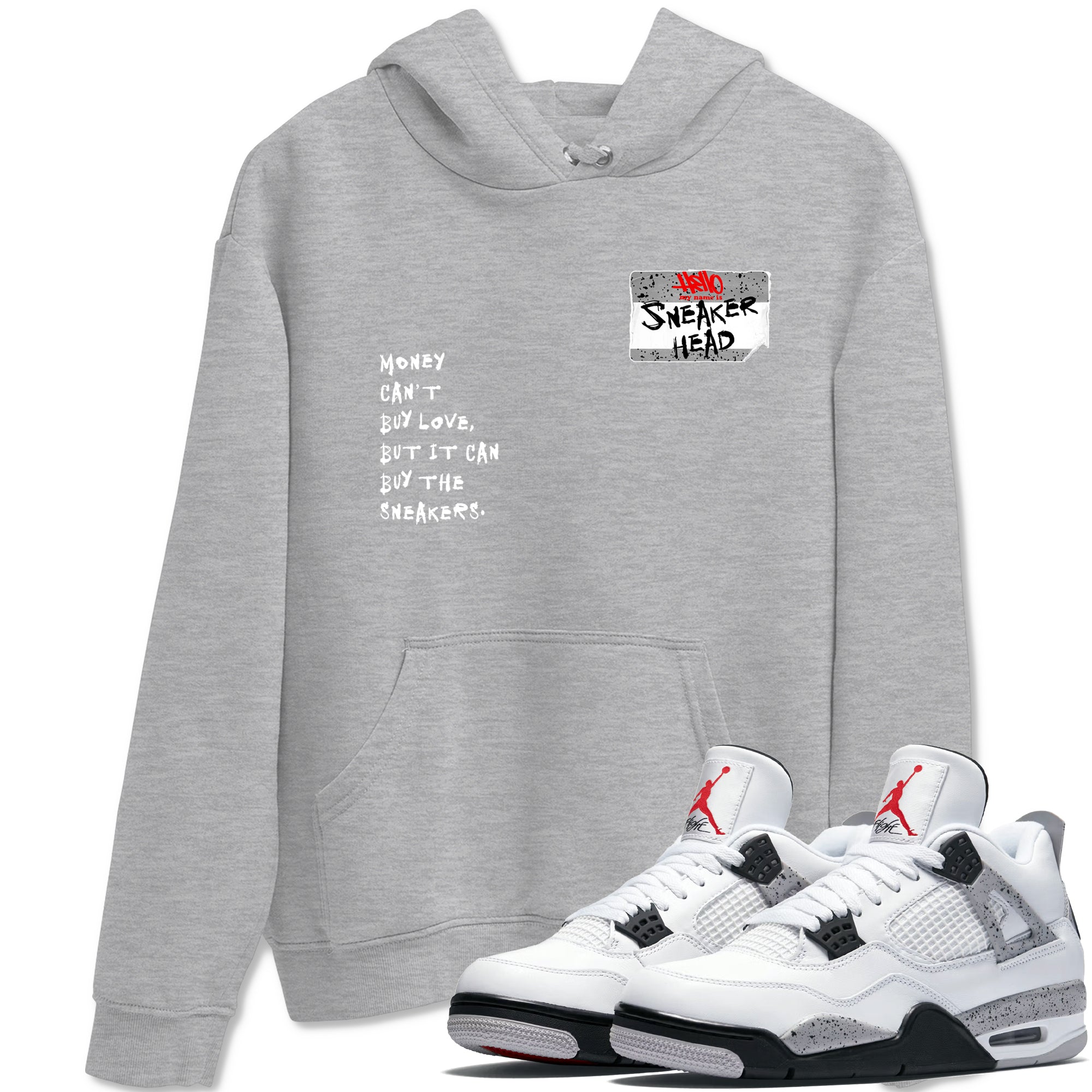 snkmatch Badge snkmatch Tees - Air Jordan 4 White Cement