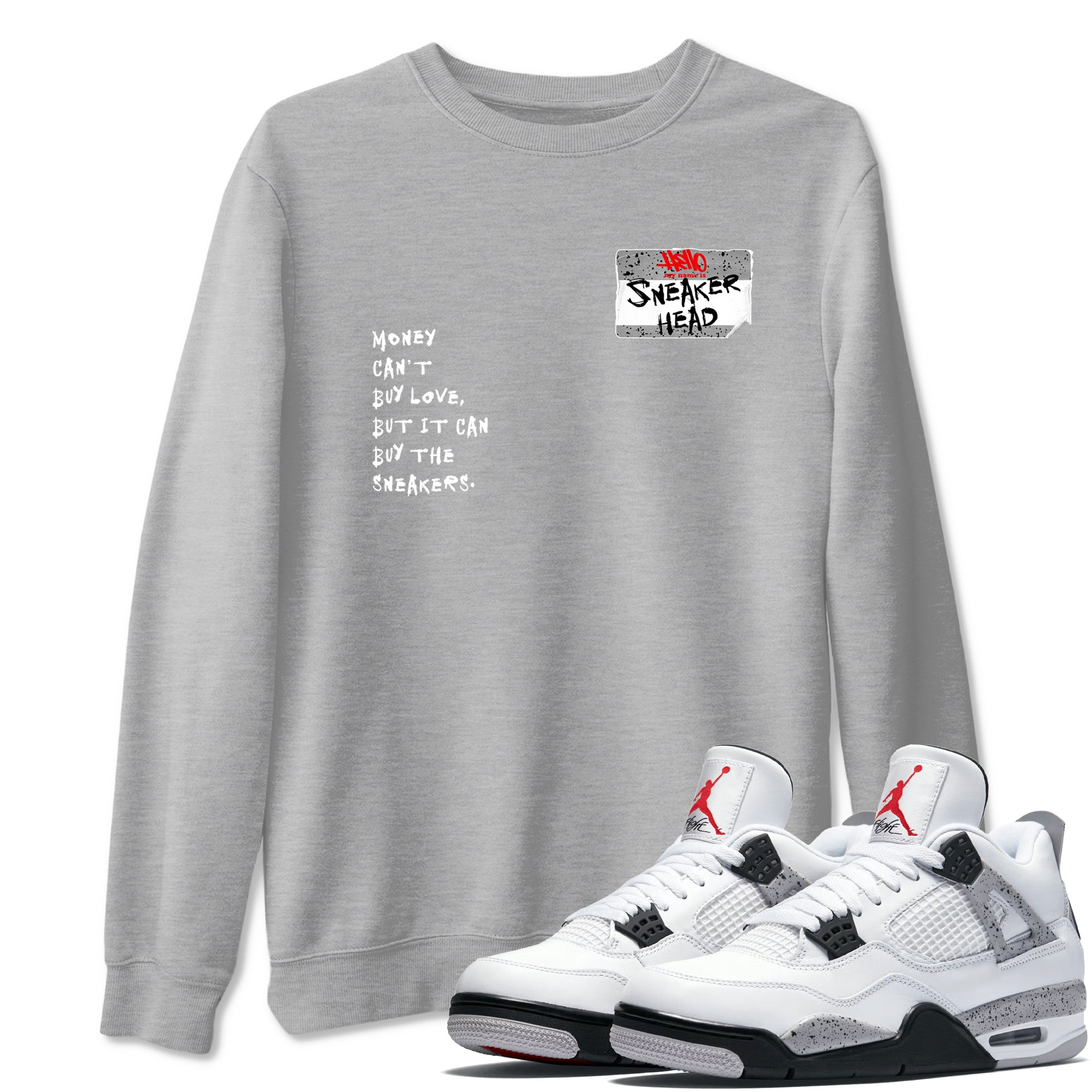 snkmatch Badge snkmatch Tees - Air Jordan 4 White Cement