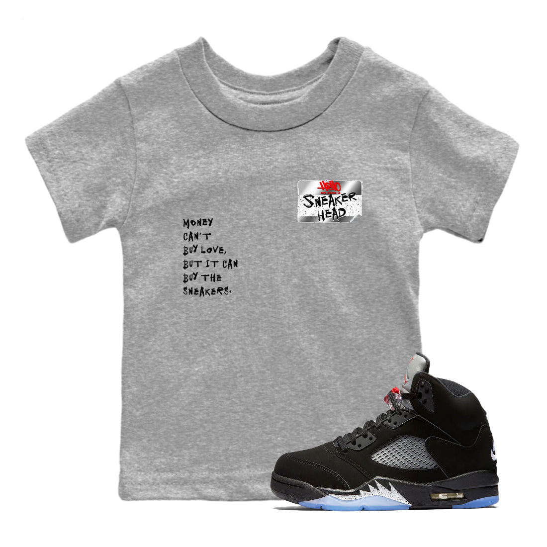 snkmatch Badge snkmatch Tees Kids - Air Jordan 5 Reimagined