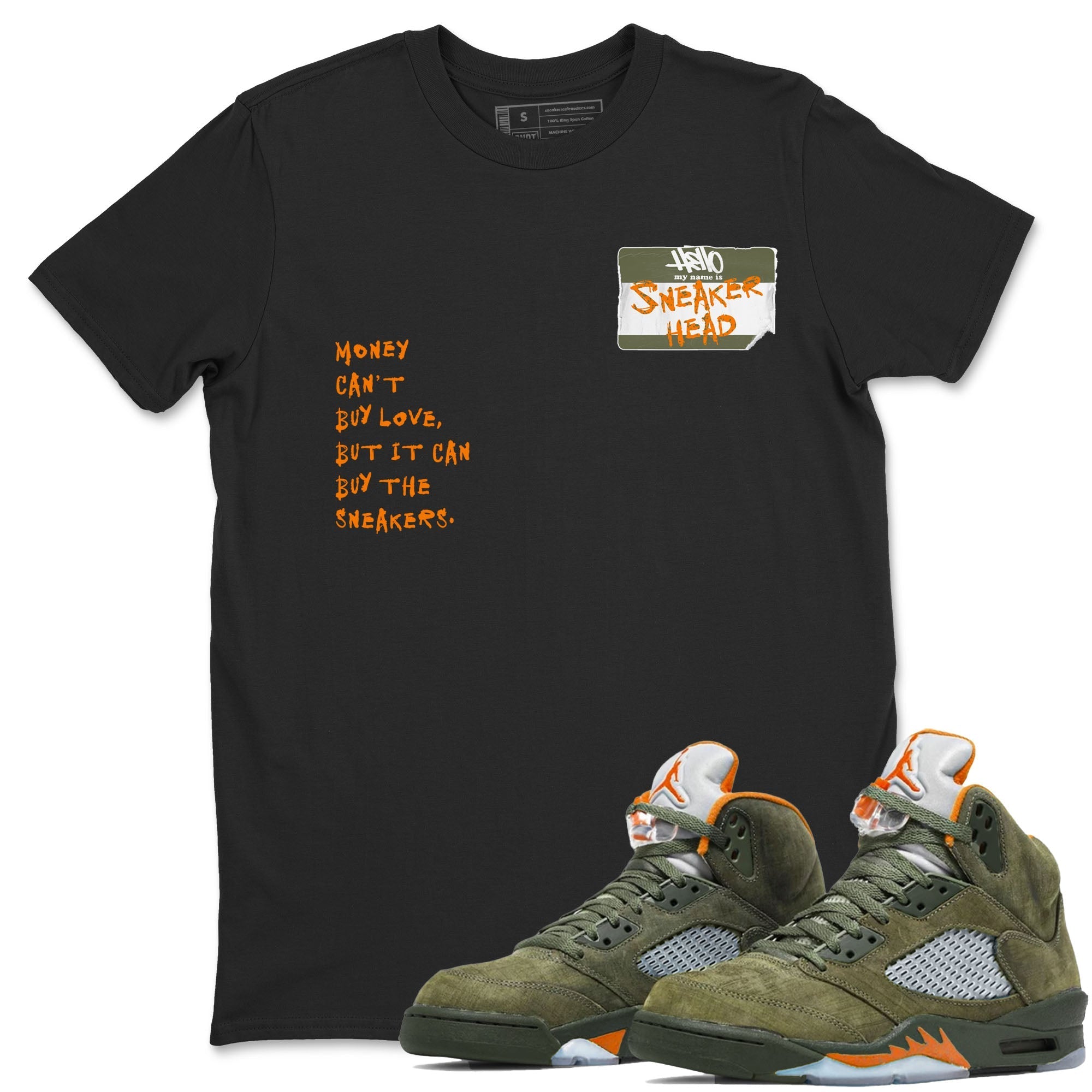 snkmatch Badge snkmatch Tees - Air Jordan 5 Olive