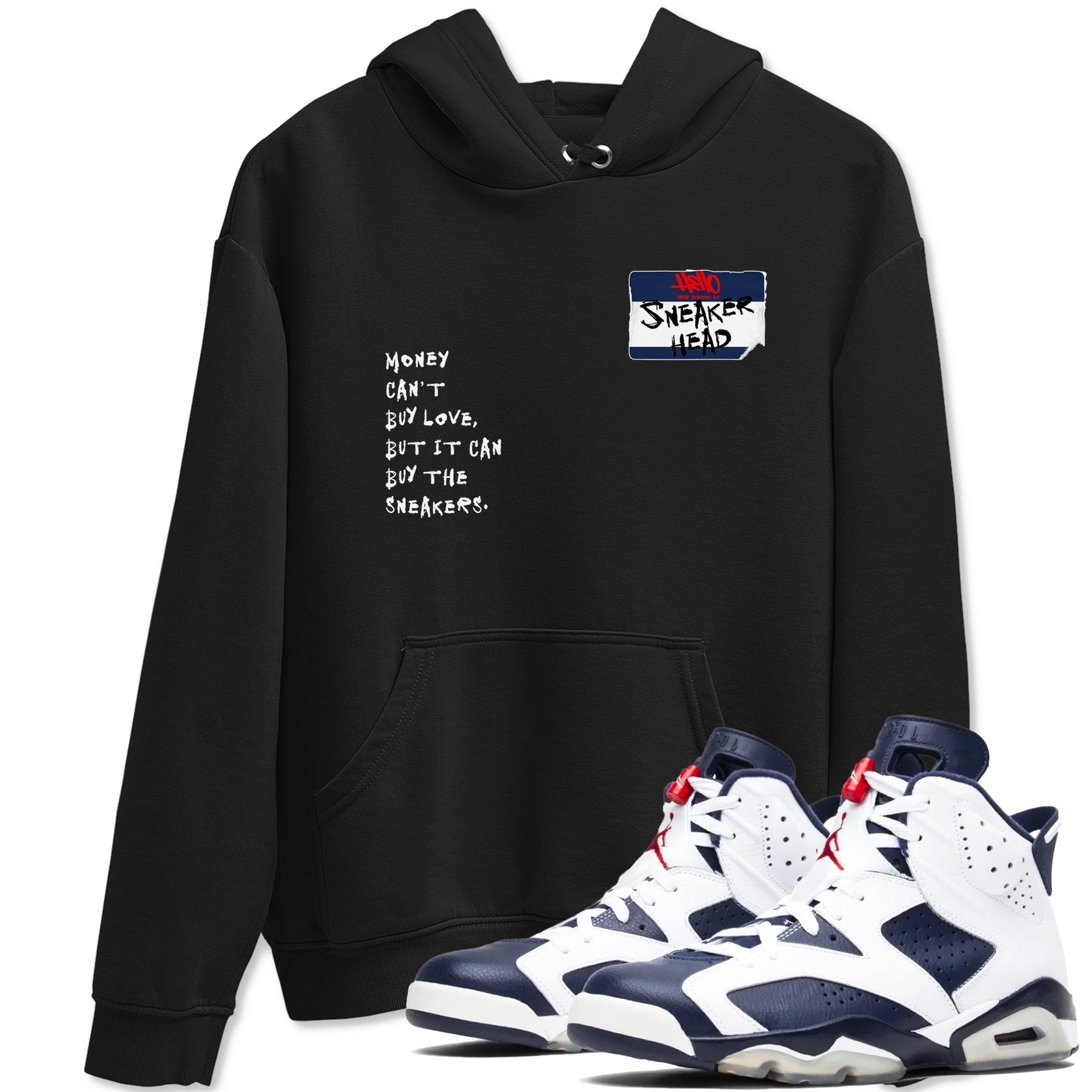 snkmatch Badge snkmatch Tees - Air Jordan 6 White And Midnight Navy
