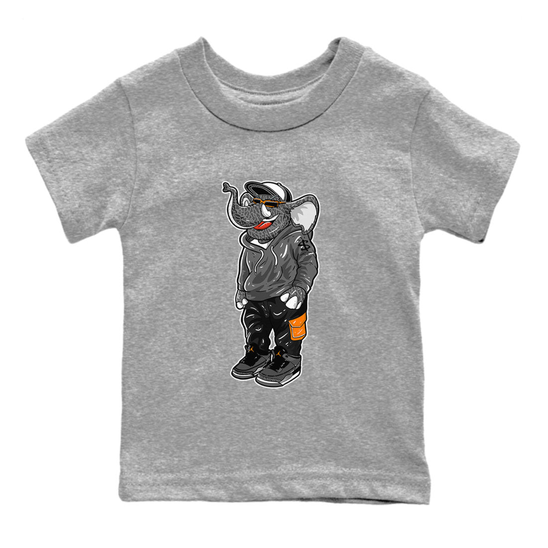 snkmatch Elephant snkmatch Tee Kids - Air Jordan 3 Fear