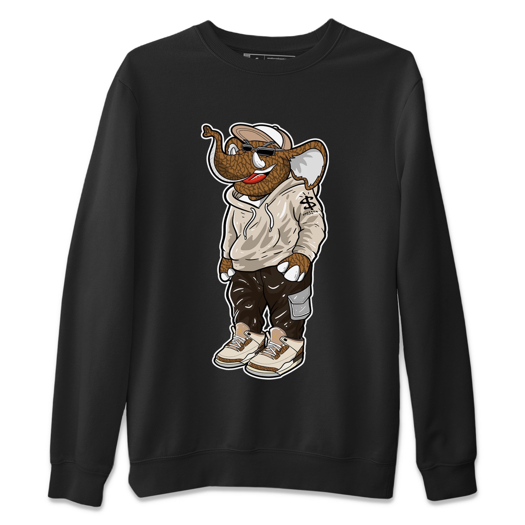 snkmatch Elephant Unisex Tops - Air Jordan 3 Palomino