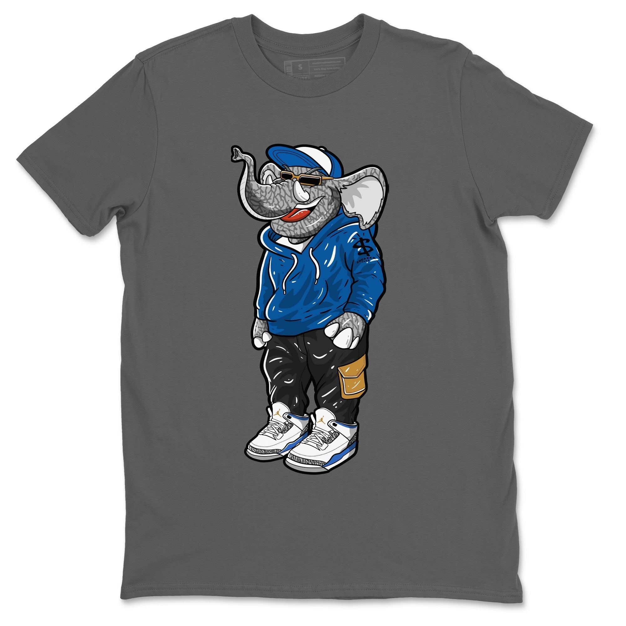 snkmatch Elephant Unisex Tops - Air Jordan 3 Wizards