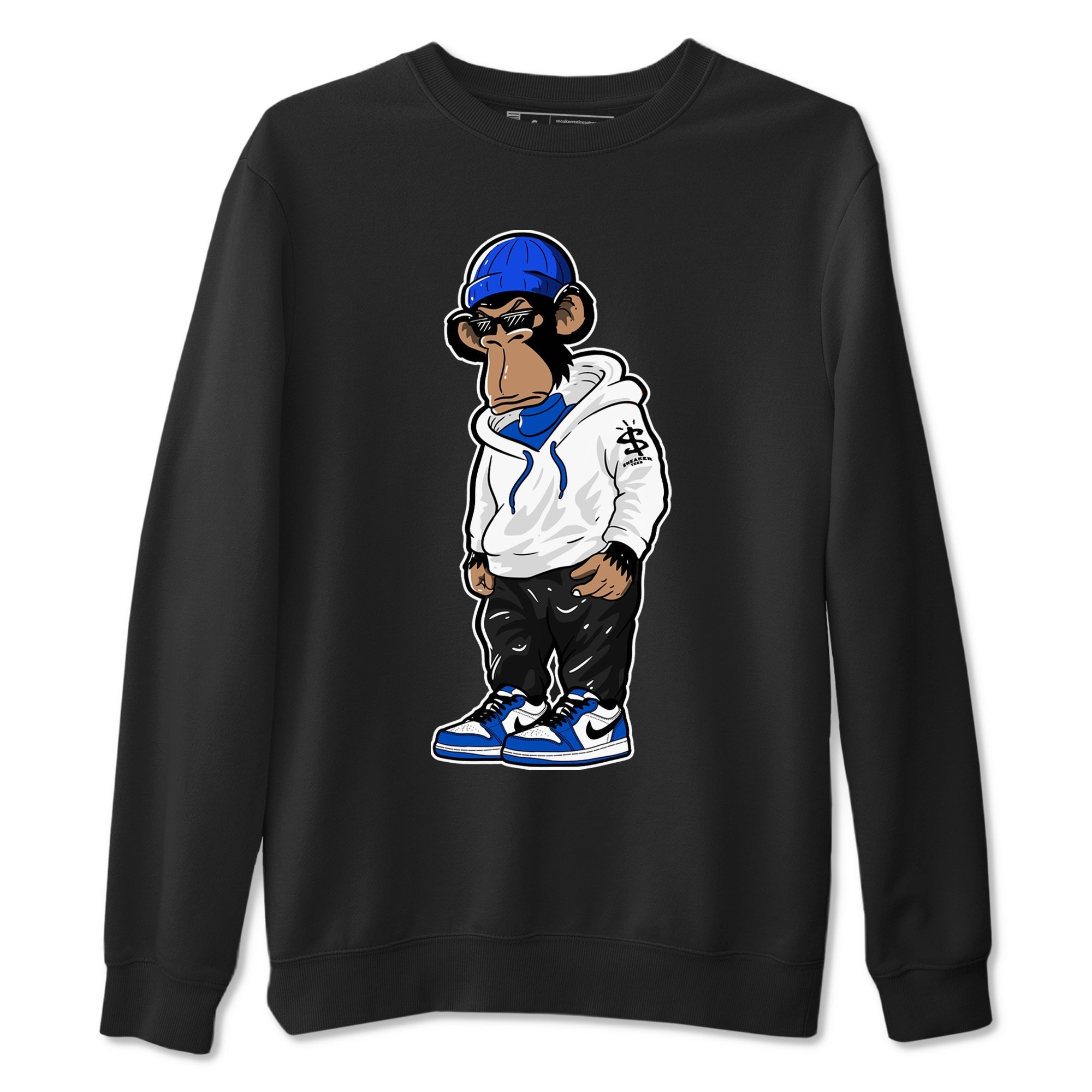 snkmatch Monkey snkmatch Tees - Air Jordan 1 Game Royal
